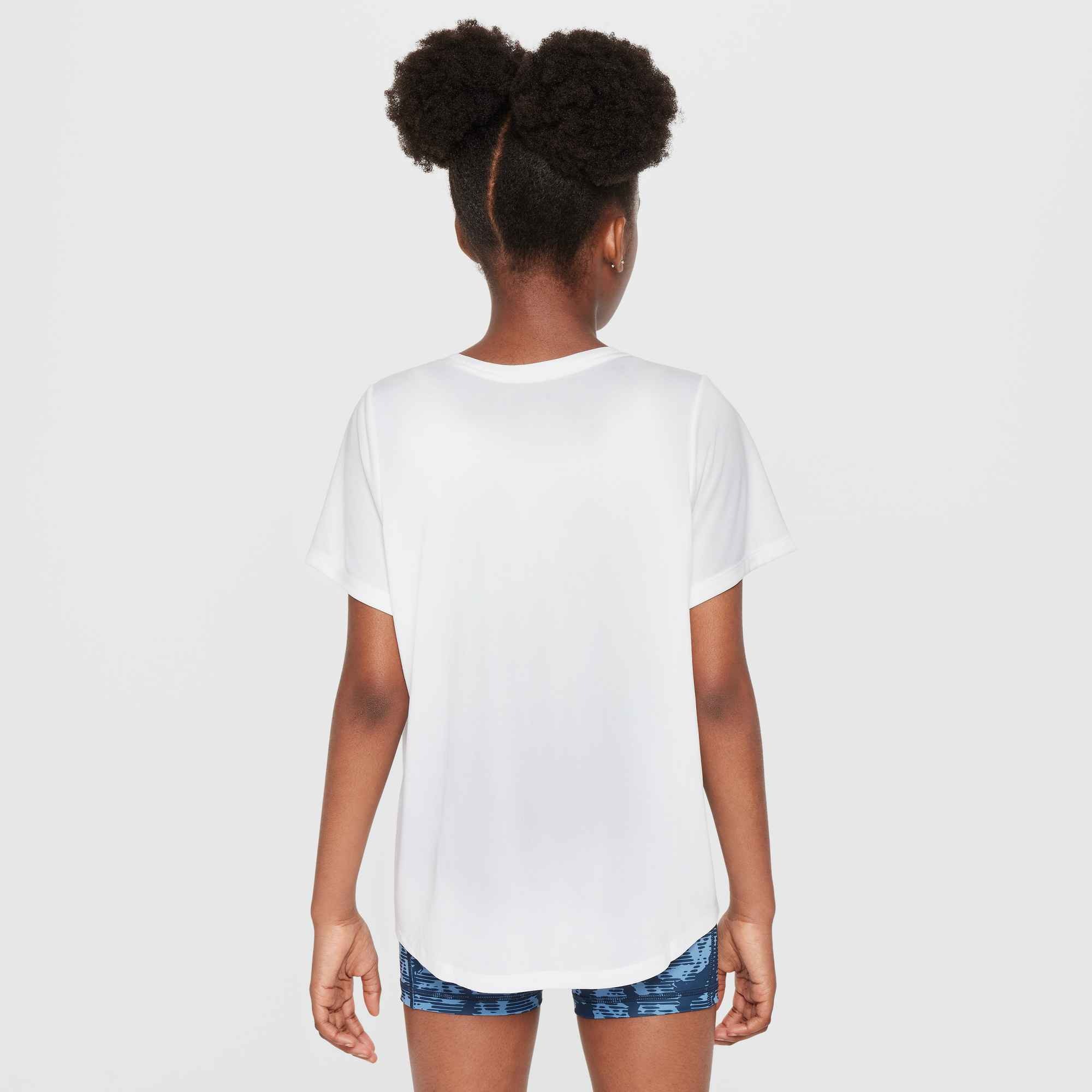 Nike Tanktop »Nike One Fitted Big Kids' (Girls') Dri-FIT Short-Sleeve Top« sportliches Top, für Jugendliche, schnelltrocknend, atmungsaktiv