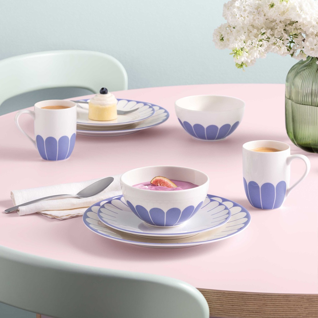 Villeroy & Boch Becher »Henkelbecher Fleur Couleur 290 ml 6er Set«