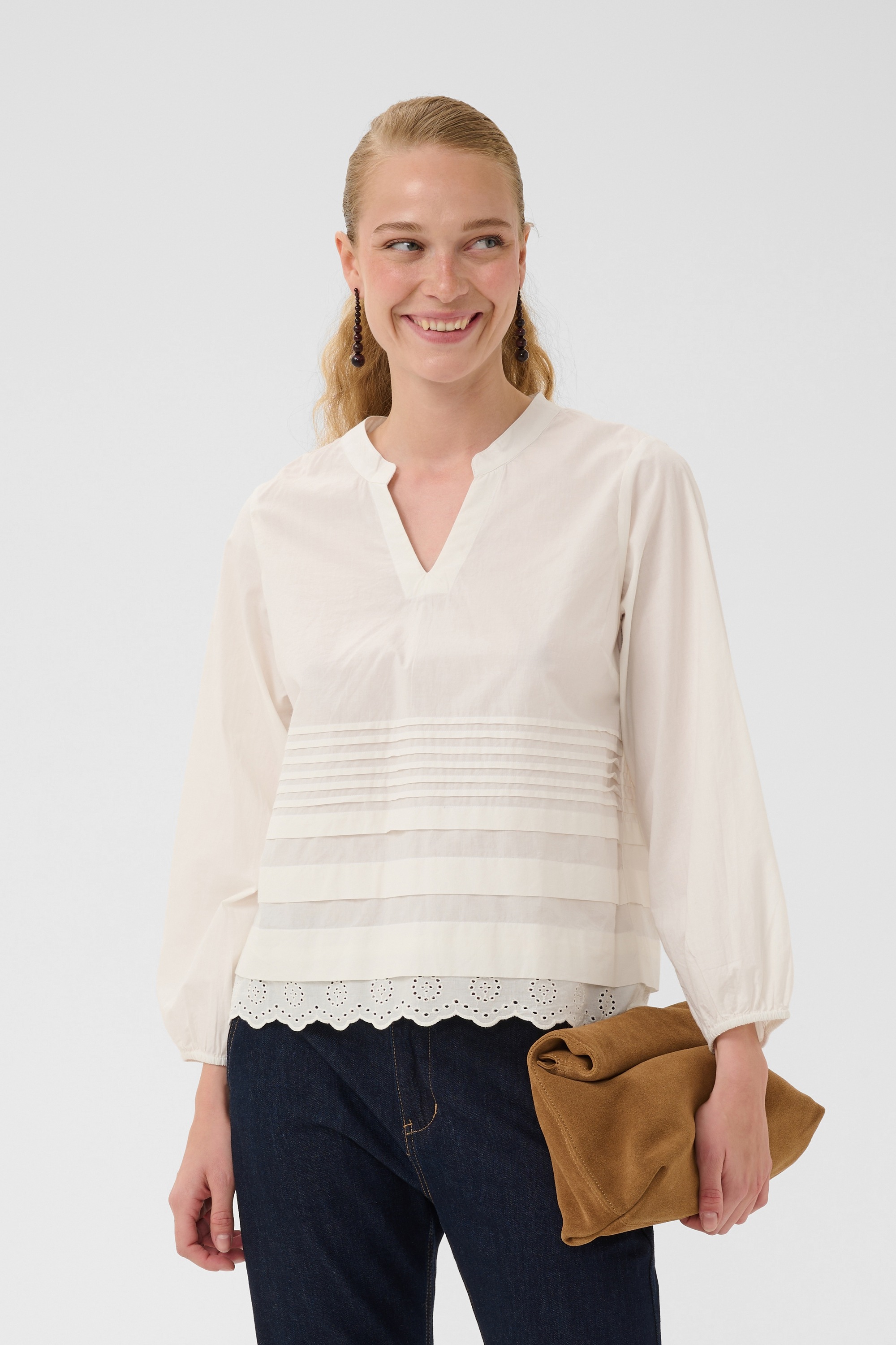 Culture Langarmbluse »Bluse langarm CUodette«