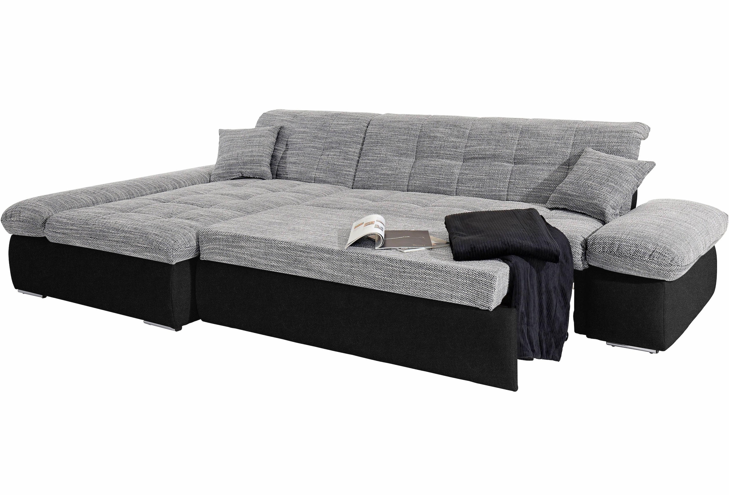 DOMO collection Ecksofa "Moric, L-Form, XXL-Sofa - Breite 300cm", wahlweise günstig online kaufen