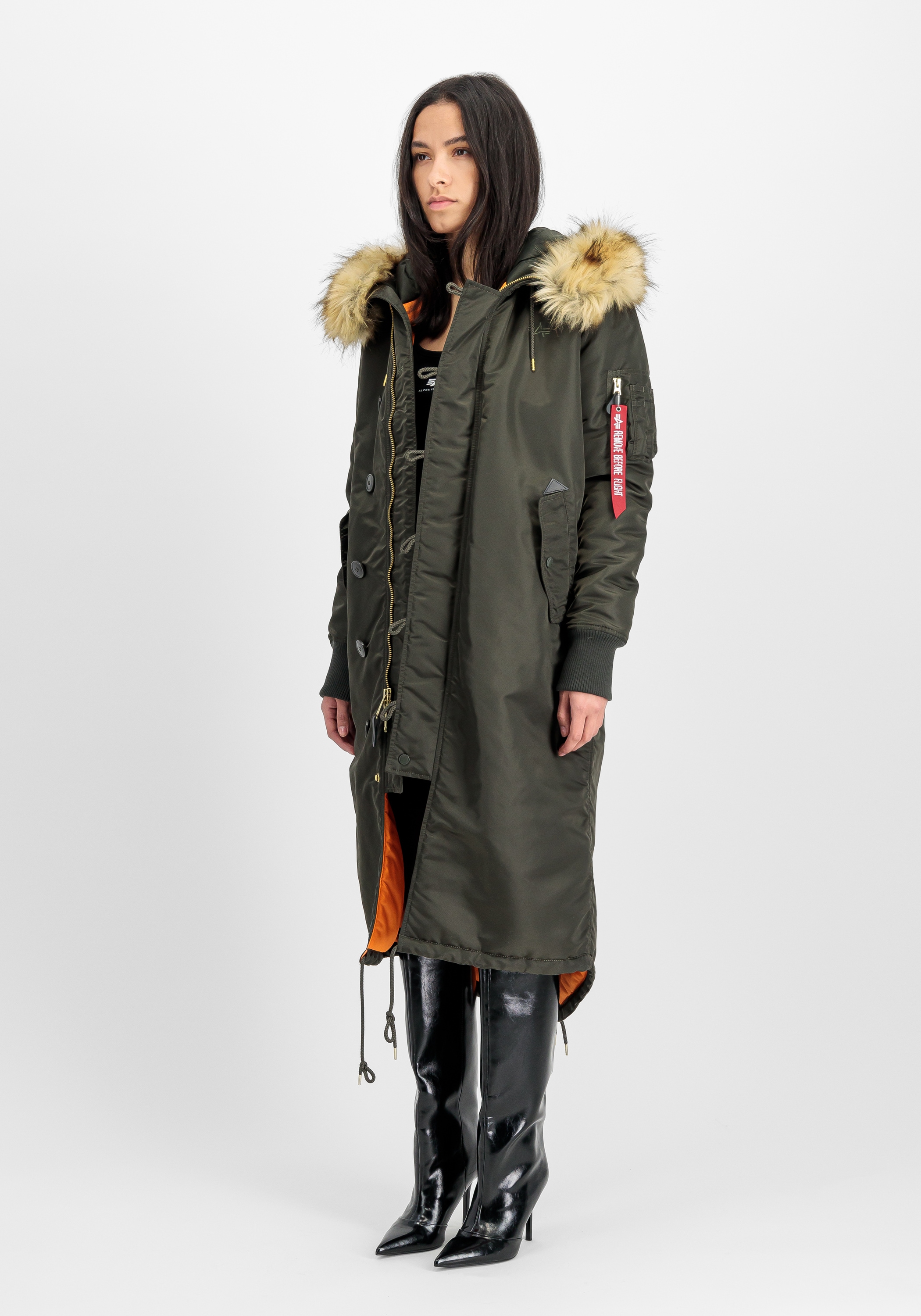 Alpha Industries Winterjacke "Long Fishtail W" günstig online kaufen