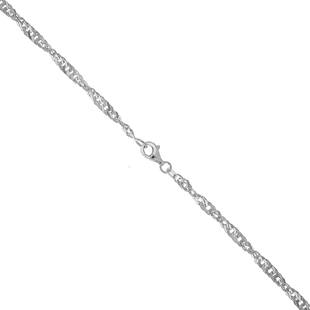 Vivance Collierkettchen »925/- Sterling Silber weiss Singapurkette 50 cm«