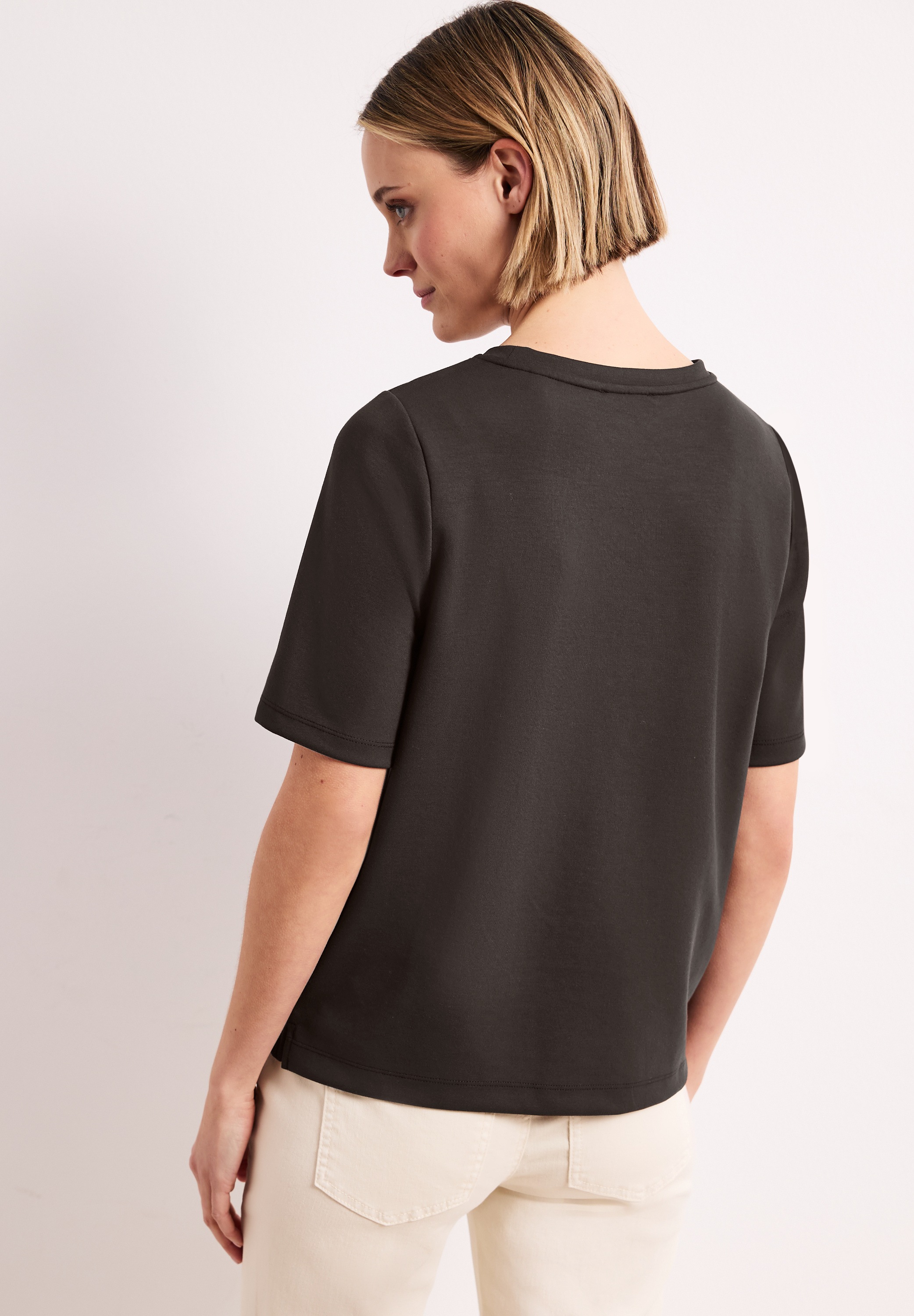 STREET ONE T-Shirt Rundhalsausschnitt günstig online kaufen