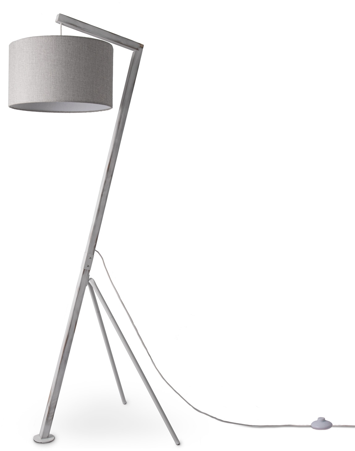 Paco »GALLOW«, Modern Stehlampe E27 Vintage Metall Wohnzimmer Galgen Holz | 1 flammig-flammig, Dreibein Home BAUR