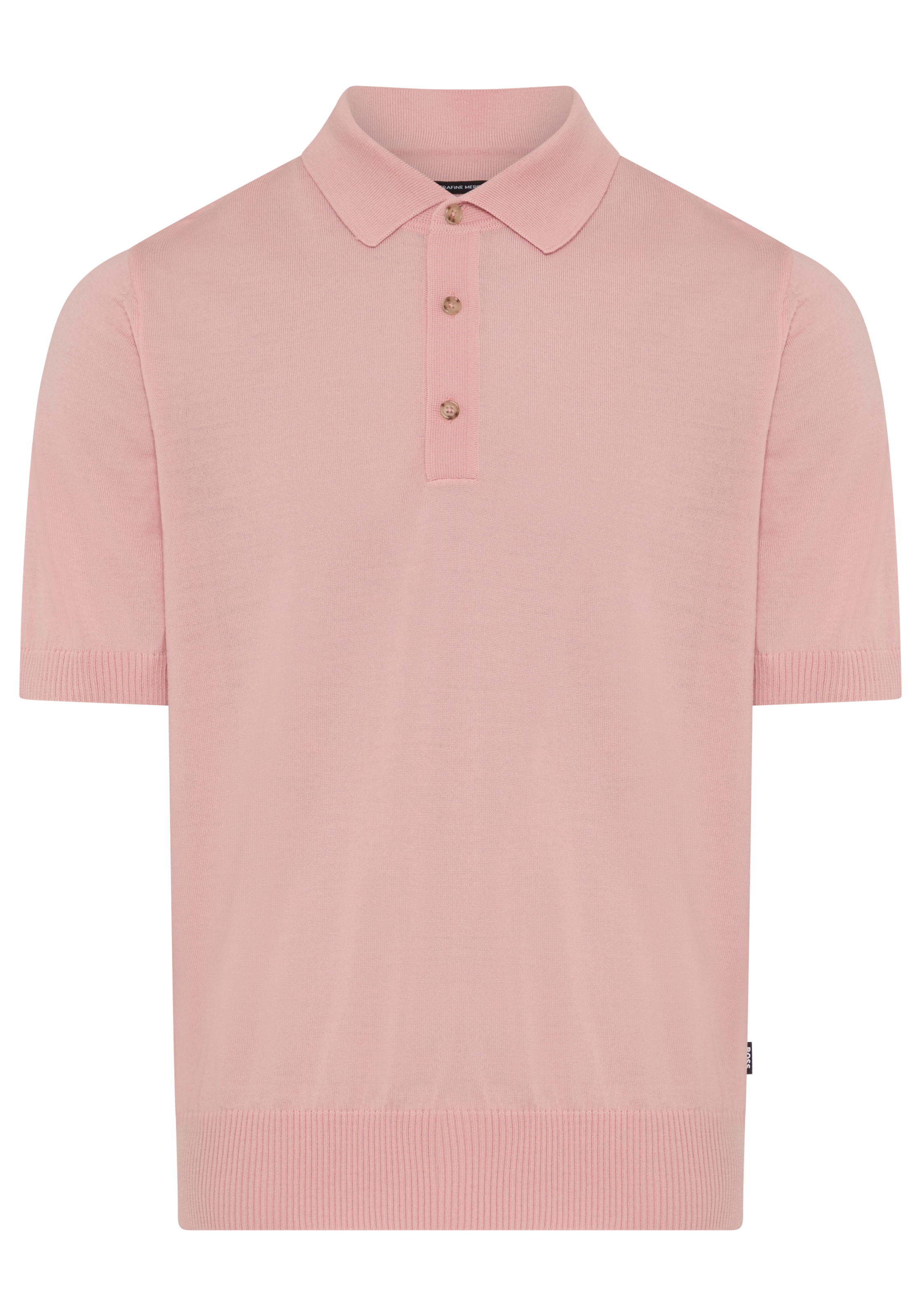 BOSS Kurzarmpullover "Nolano" aus Schurwolle, Polokragen günstig online kaufen