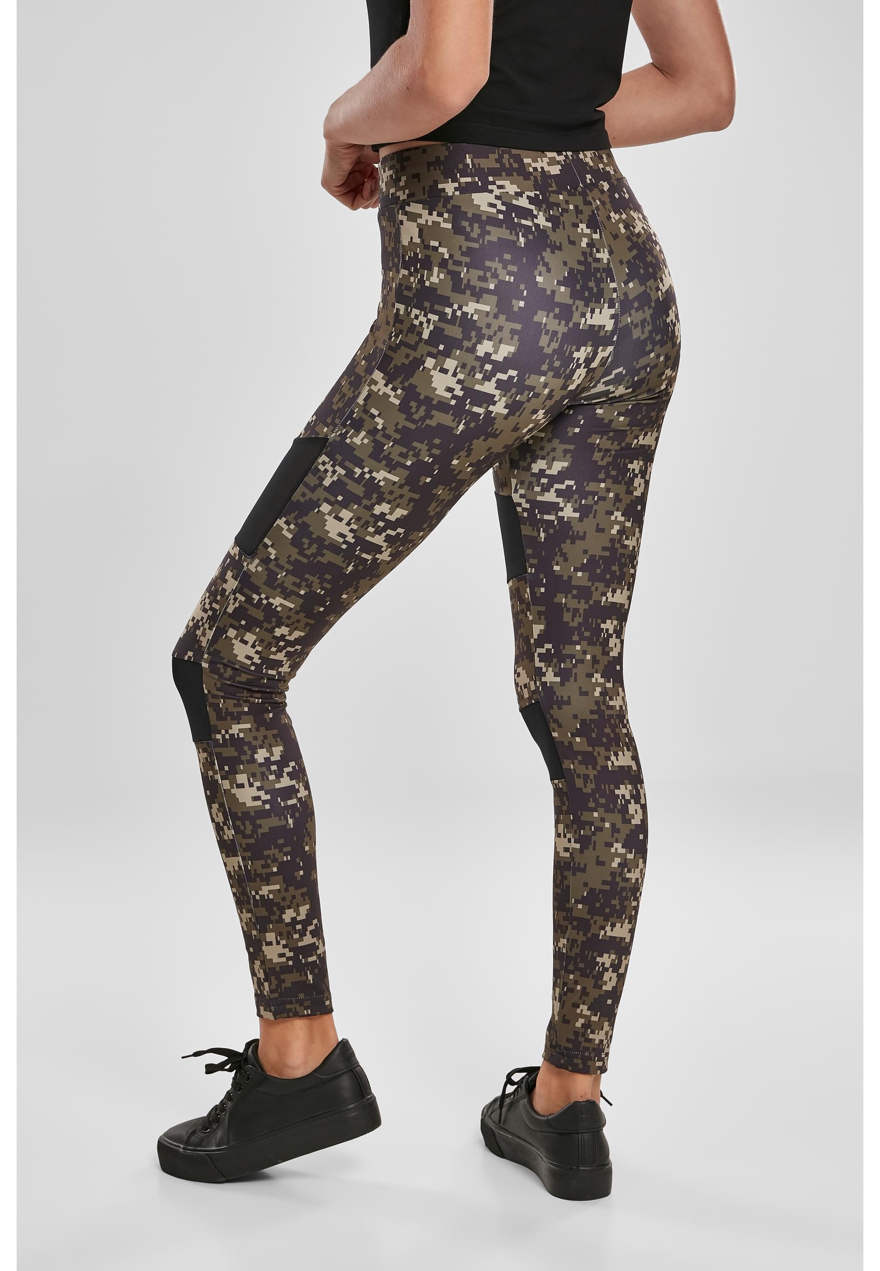 URBAN CLASSICS Leggings »Urban Classics Damen Ladies Camo Tech Mesh Leggings«, (1 tlg.)