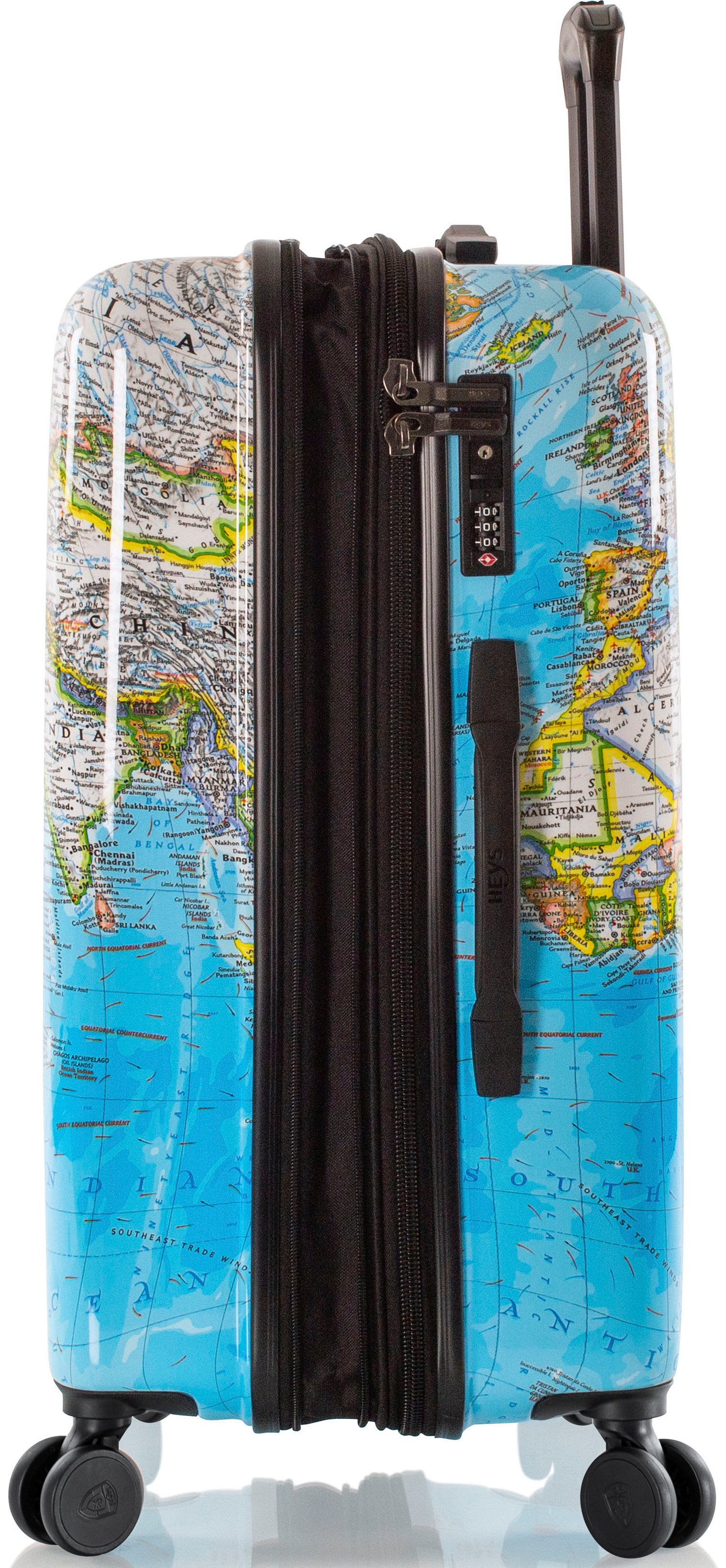 Thumbnail - Heys Hartschalen-Trolley "Journey 3G bunt, 66 cm" 82 l 4 Rollen Heys x Joachim Llambi Reisegepäck TSA Schloss Volumenerw...