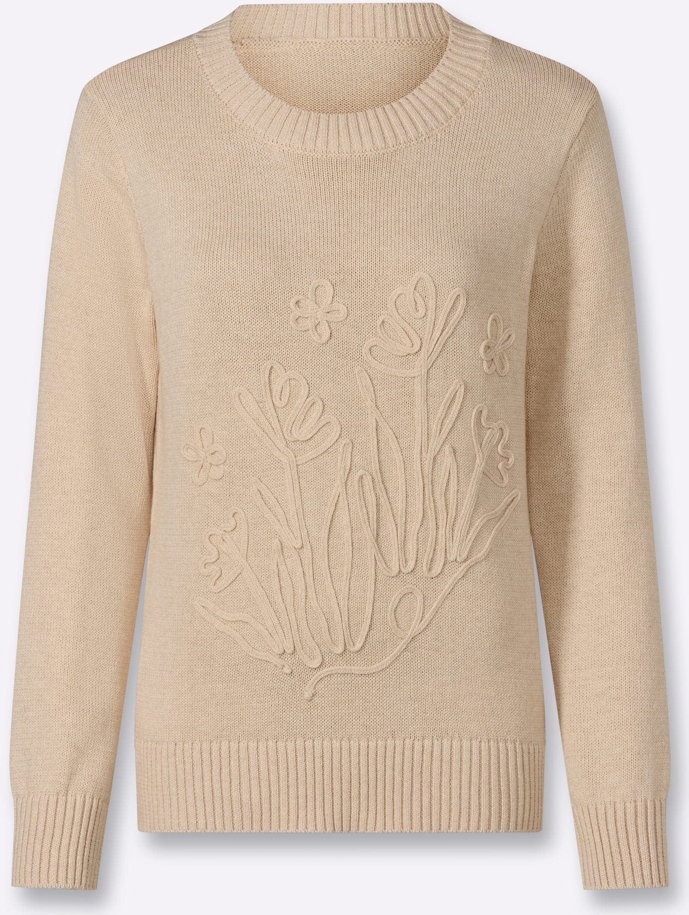 Inspirationen Rundhalspullover »Baumwoll-Pullover«