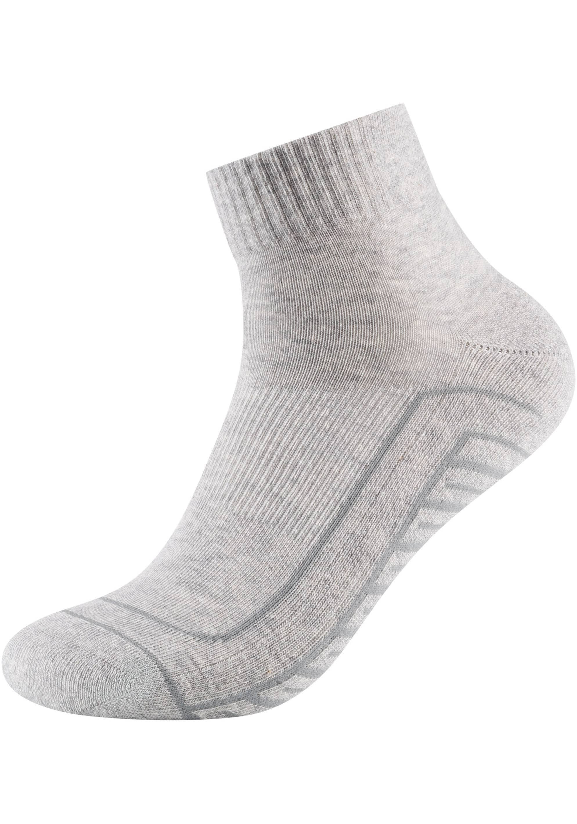 Camano Kurzsocken »ca-soft«, (6er Pack), mit verstärktem Zehenbereich