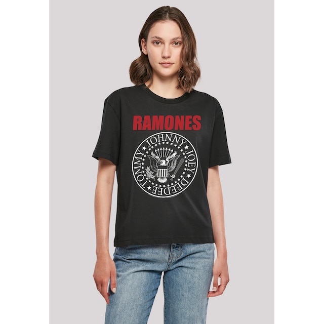 Band, Musik Premium Band Rock Text | BAUR Rock-Musik T-Shirt Seal«, für bestellen F4NT4STIC Qualität, »Ramones Red