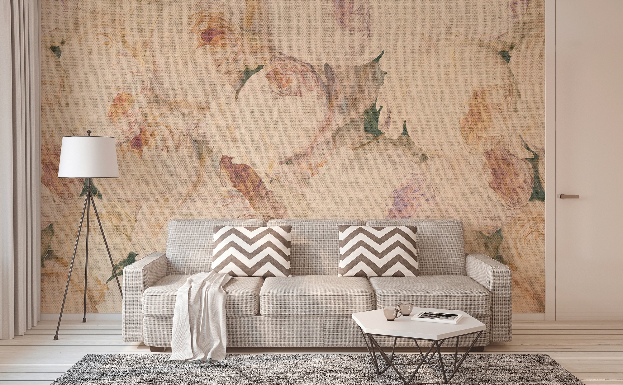 Architects Paper Fototapete »Atelier 47 Flowers 1«, floral, Vlies, Wand, Schräge, Decke
