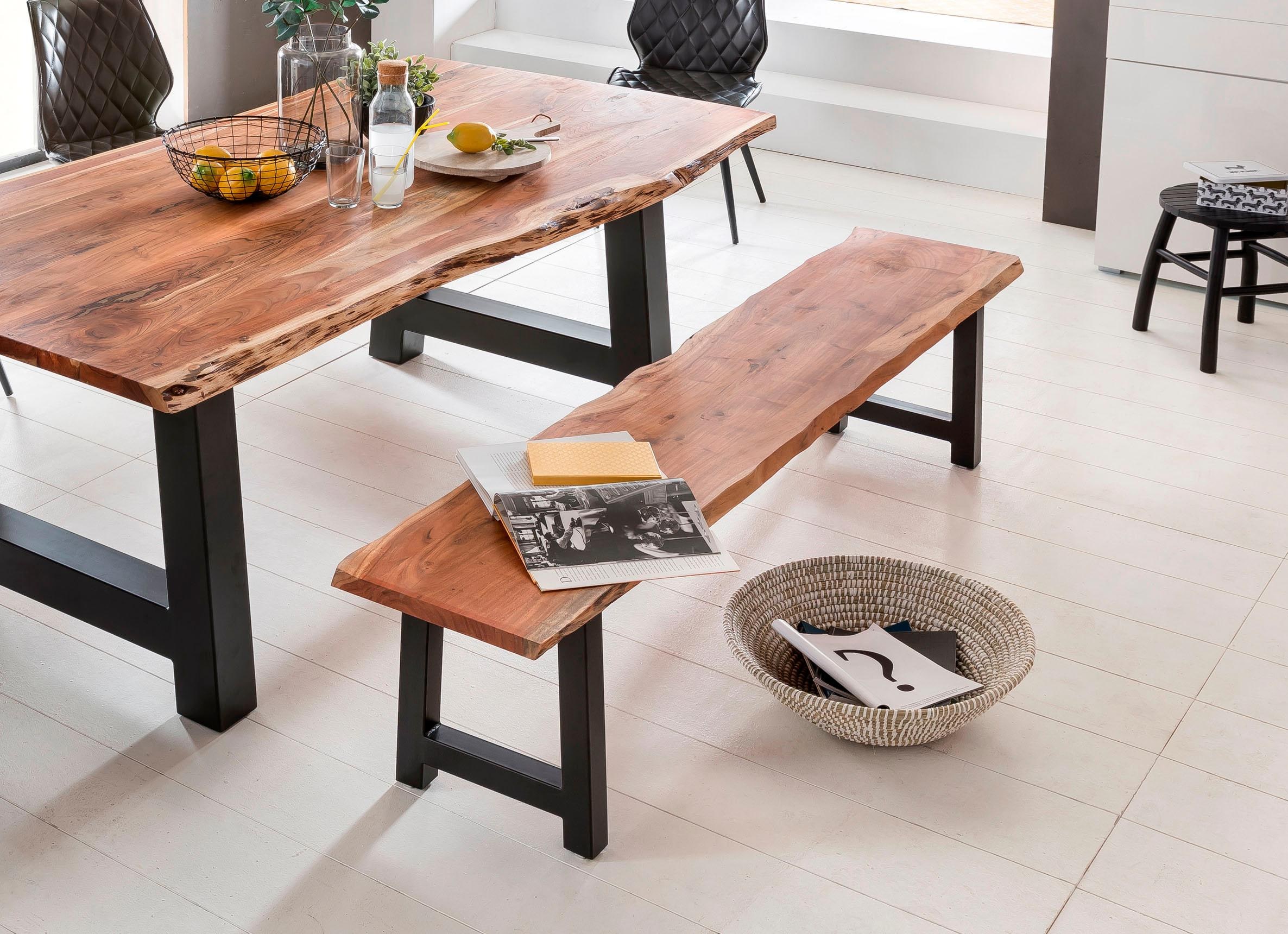 Home affaire "Manhattan" mit Baumkantenoptik und Gestell in A-Form