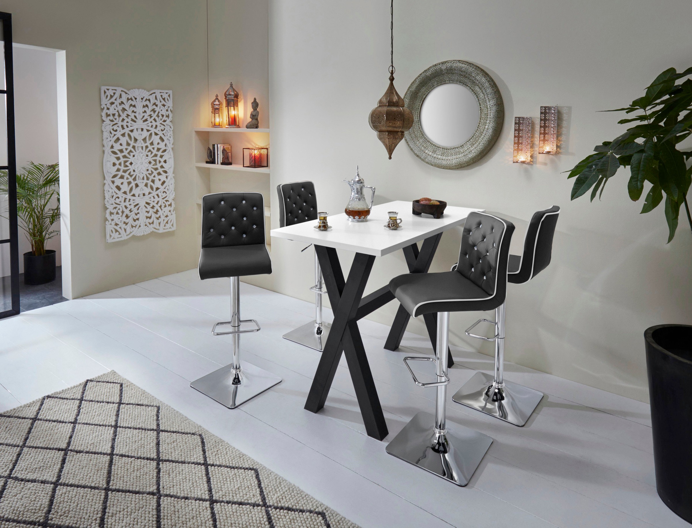 Duo Collection Barhocker »Barhocker Alabama«, 360°drehbar, stufenlos