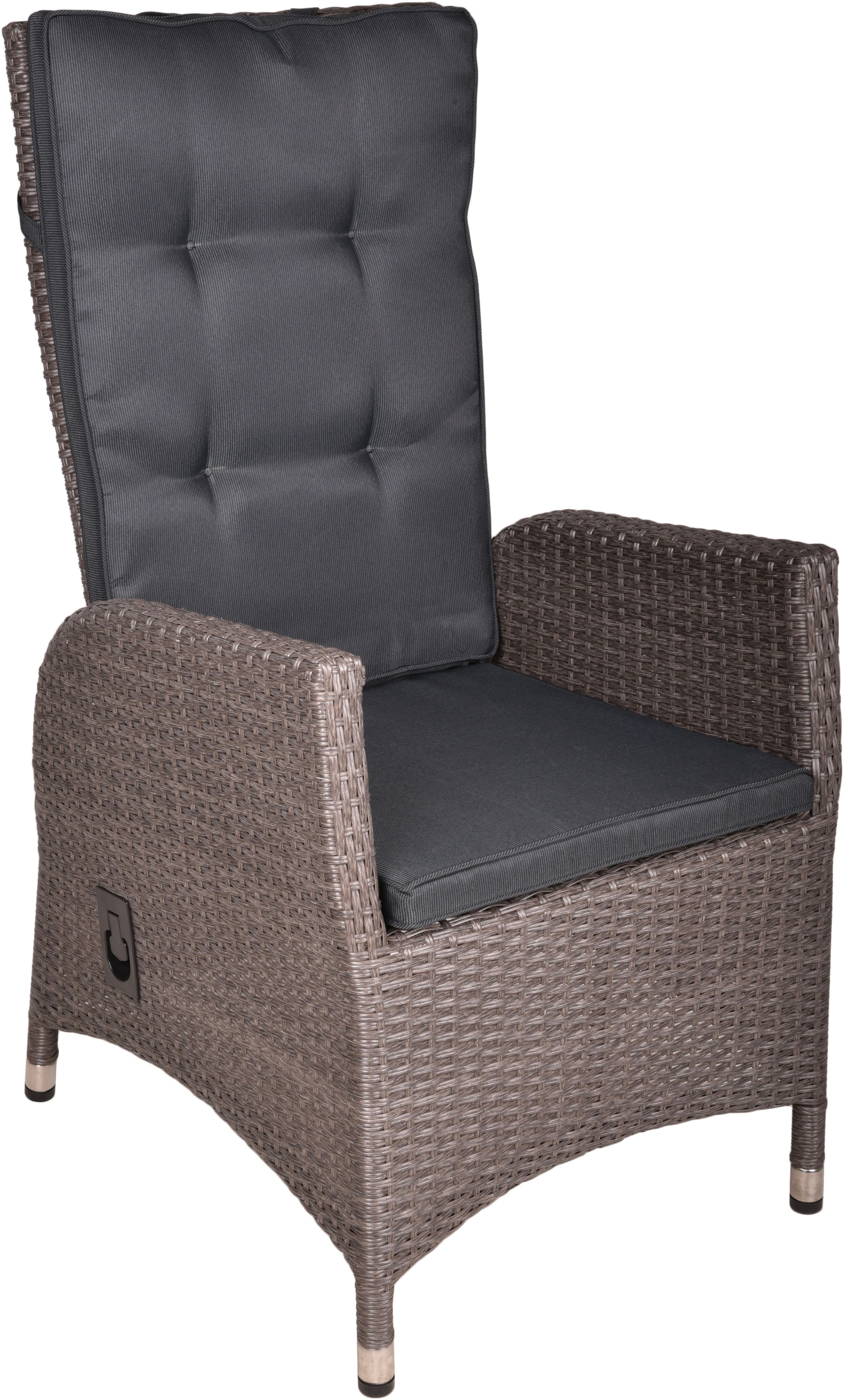 Garden Pleasure Garten-Essgruppe »BRAGA weidengrau Set 05« 7 Stk. tlg.