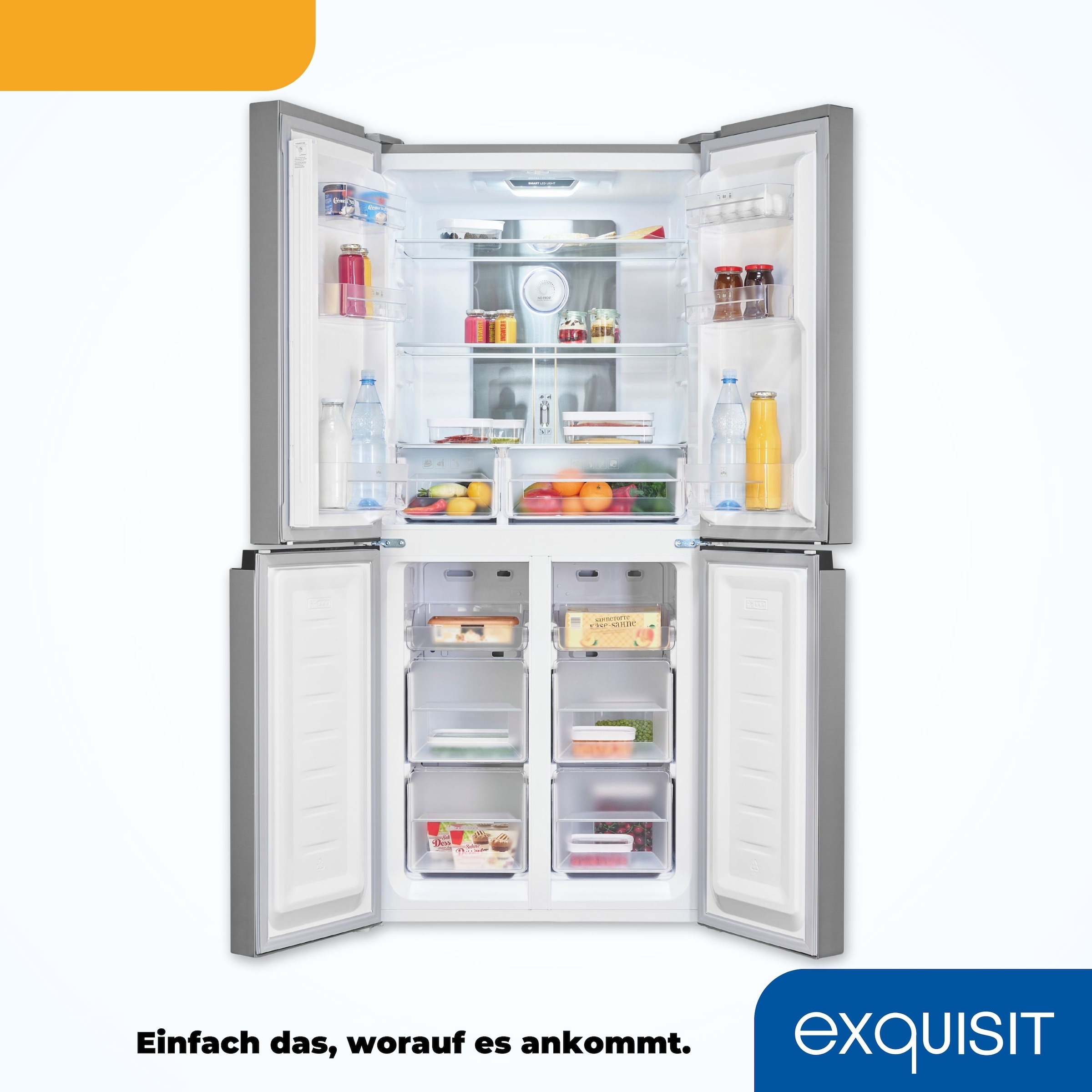 exquisit Multi Door »MD425-150-040C inoxlook«