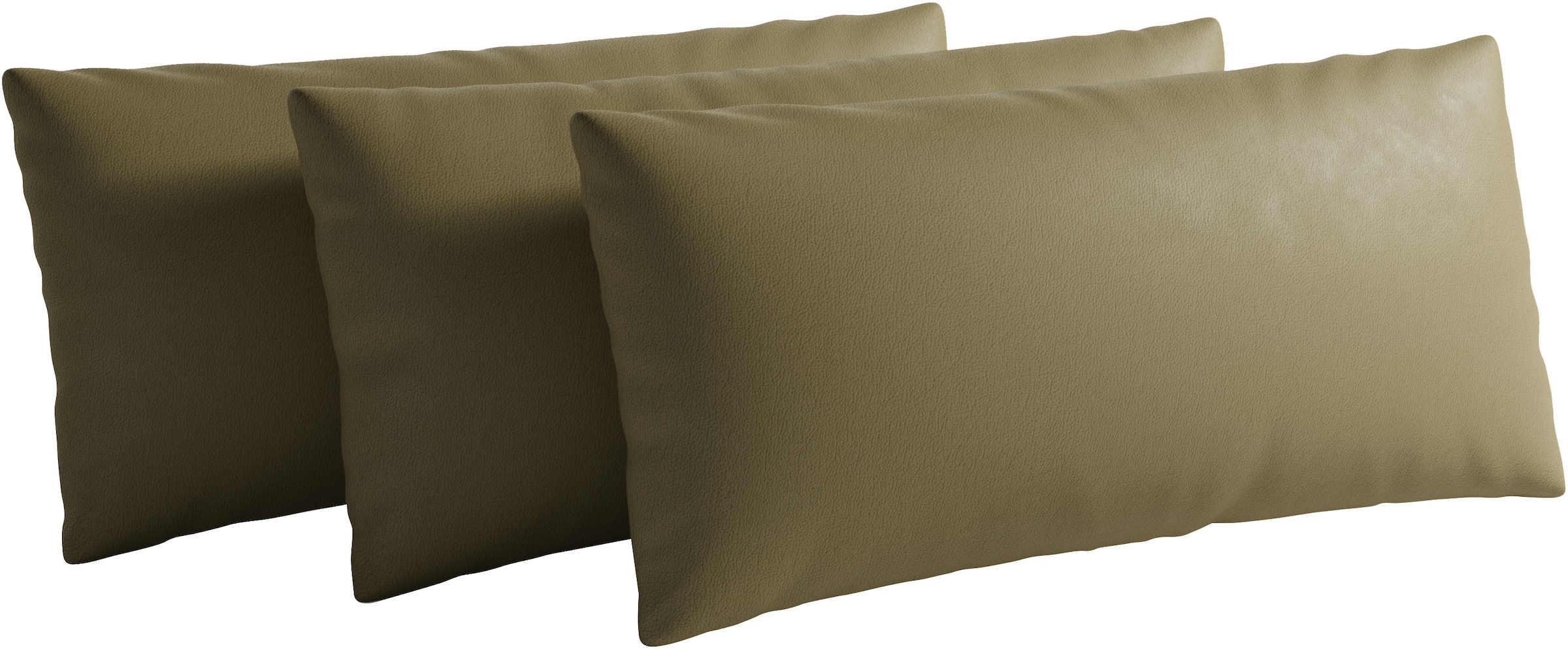 sit&more Sofakissen "Chelsea, 60 cm, Leder" zur Auswahl Sets mit 2 oder 3 Stück