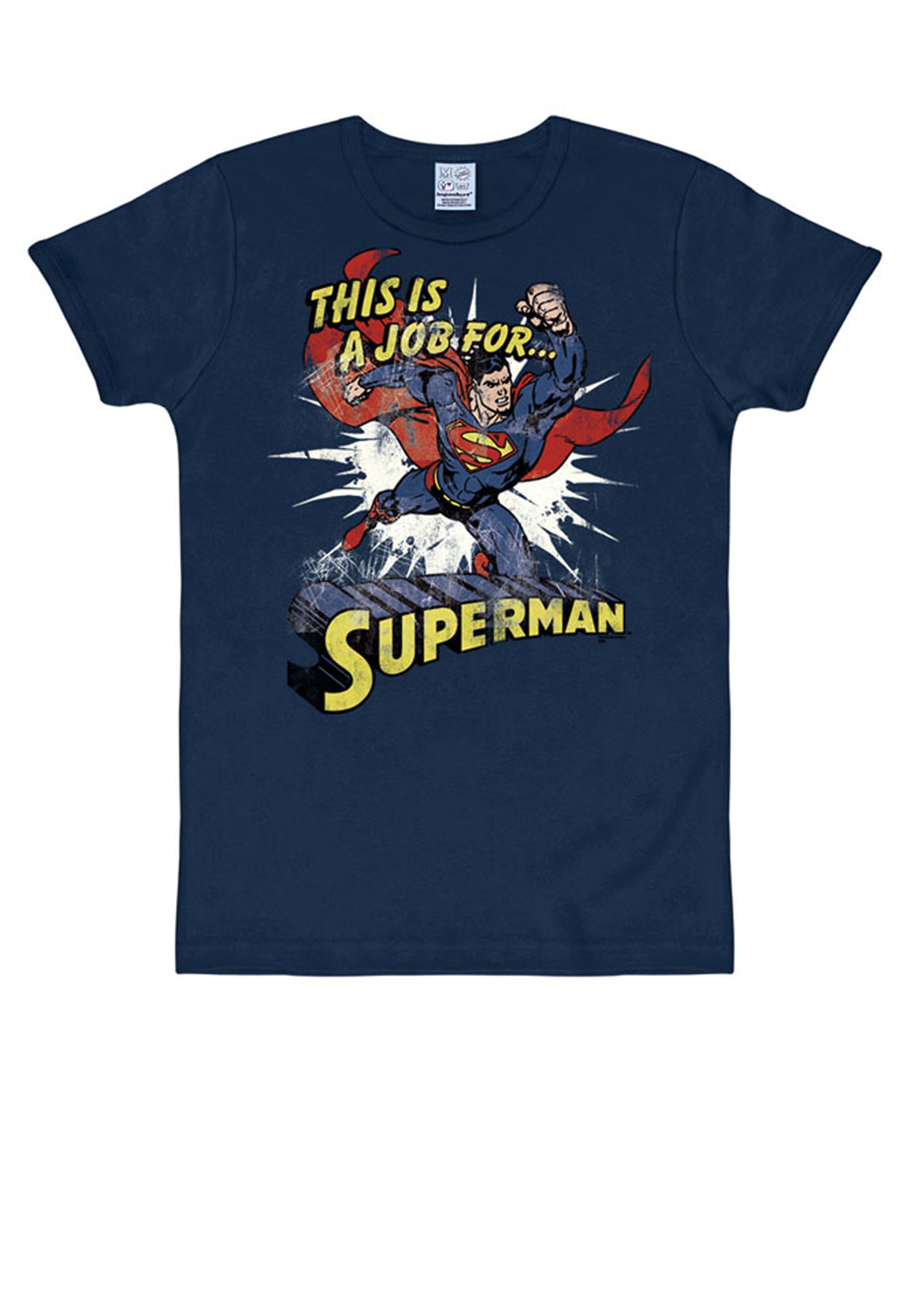 LOGOSHIRT T-Shirt »Superman«, mit lässigem Vintage-Print