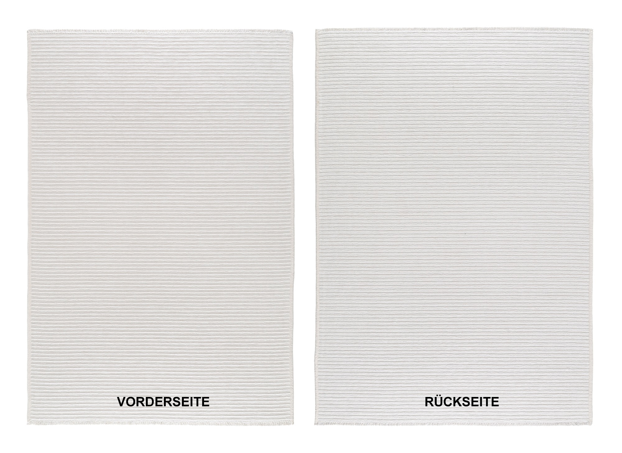 Teppich OCI DIE TEPPICHMARKE "JOKER OF STRIPES", beige (creme), B:140cm H:5mm L:200cm, Polyester, Teppiche, Teppich, Wendeteppich, weiche flache Oberfläche 2