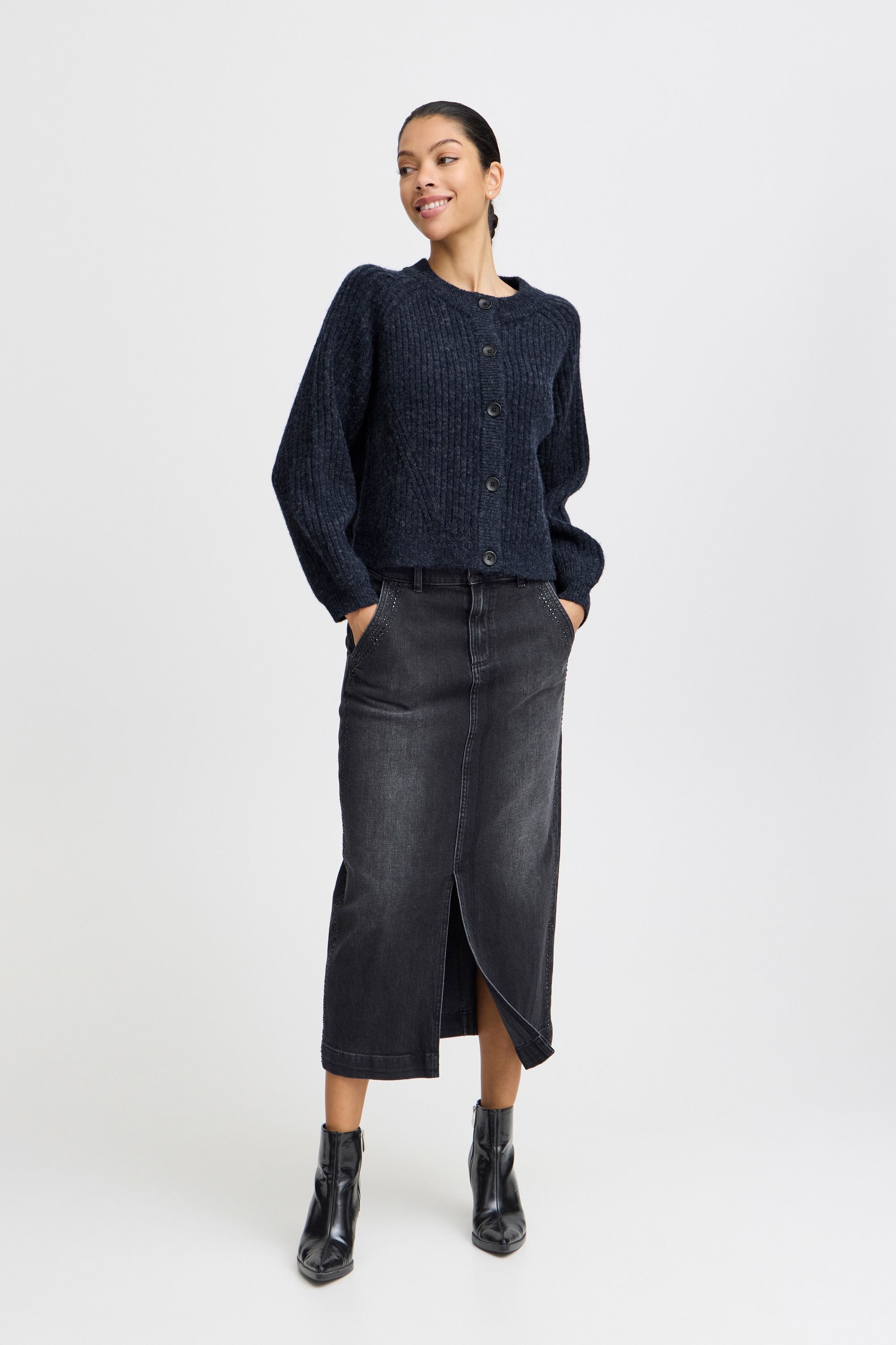b.young Strickjacke »Strickjacke BYNELLO SHORT CARDIGAN -«