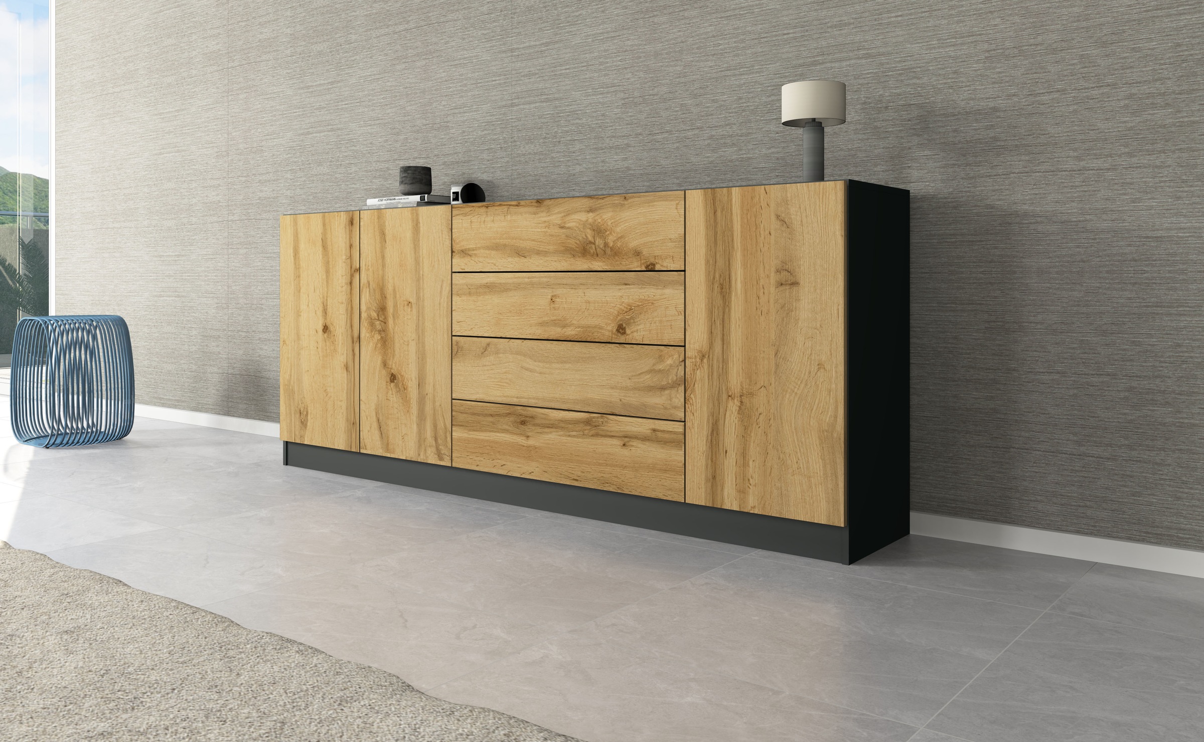borchardt Möbel Sideboard »Vaasa«, Breite 190 cm