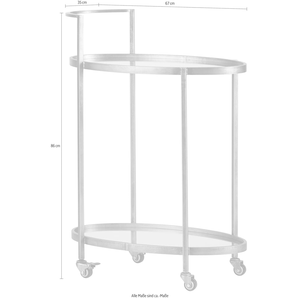 BePureHome Sideboard »Push Trolley«