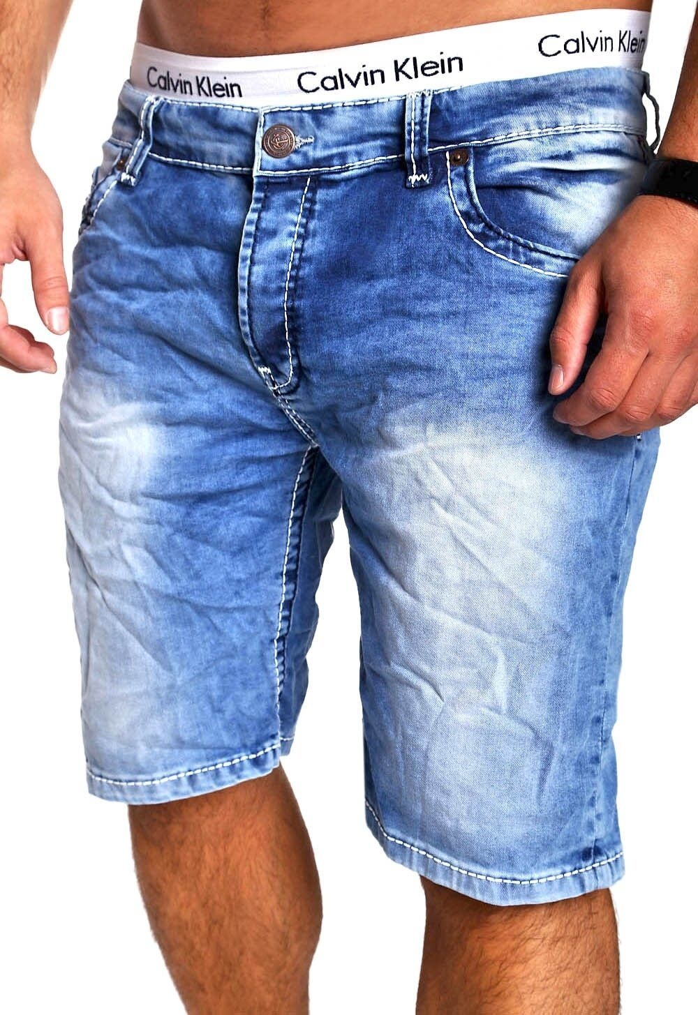 behype Shorts "LIONY", mit modischer Used-Look-Waschung günstig online kaufen
