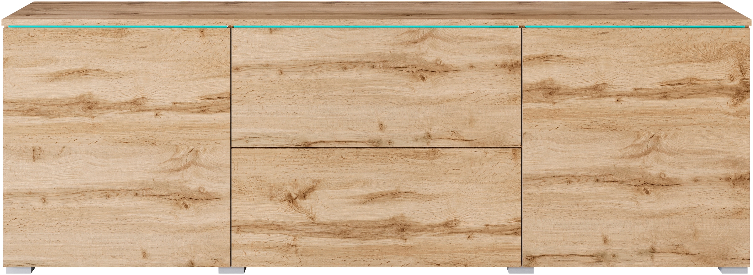 INOSIGN Lowboard, Lowboard Vera, 2 Türen/2 Schubladen, TV-Schrank mit viel Stauraum