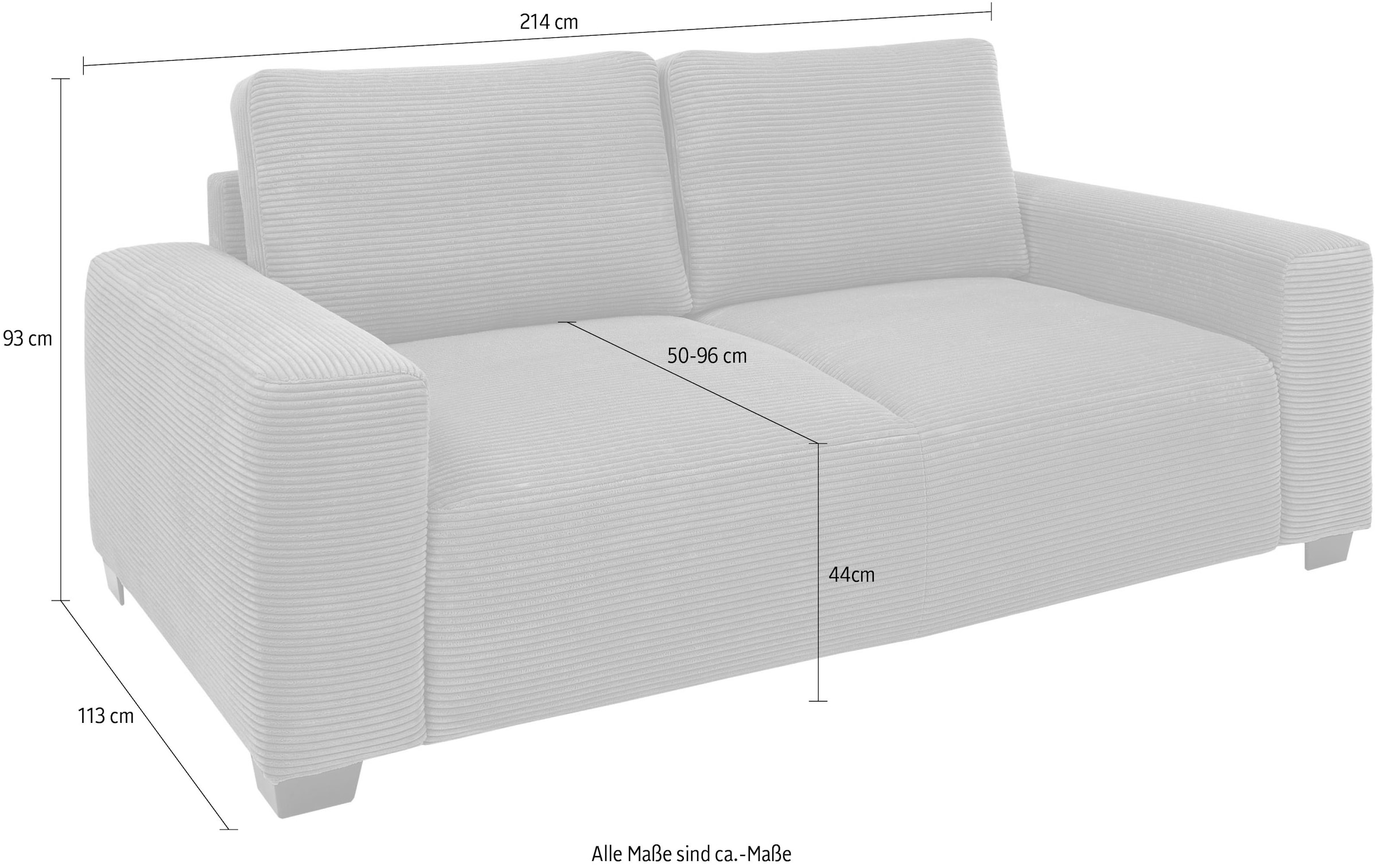 ED EXCITING DESIGN 2-Sitzer »Elba«, frei im Raum stellbar, mit 2 Rückenkissen