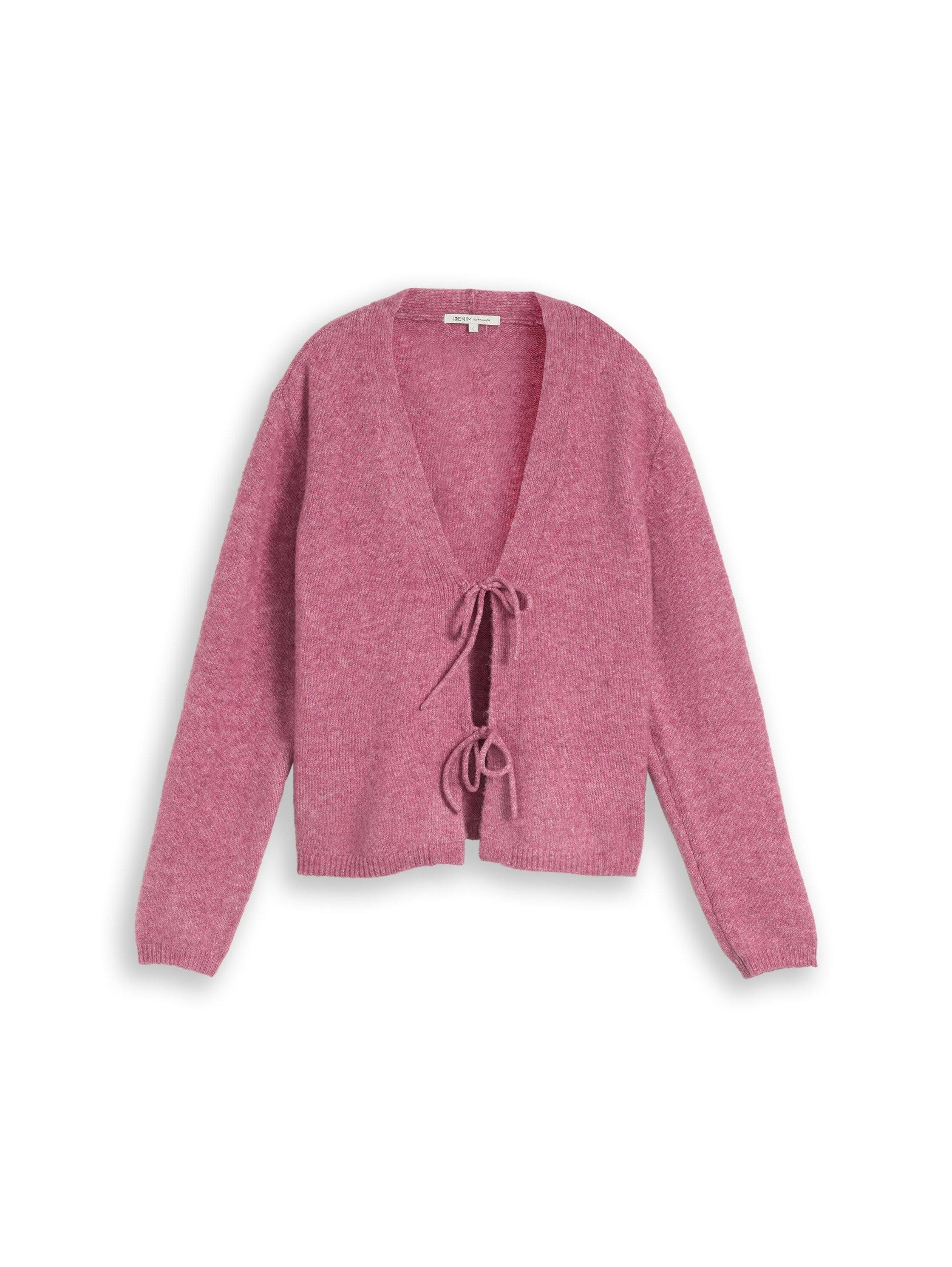 TOM TAILOR Denim Cardigan mit Schleifen