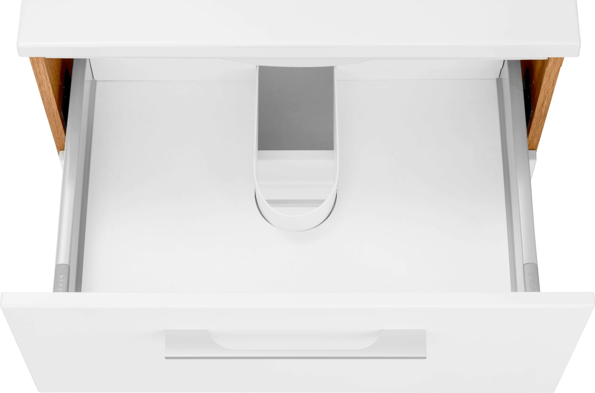 welltime Waschbeckenunterschrank »Soria«, Badmöbel, Waschtisch inkl. Waschbecken, Breite 60 cm