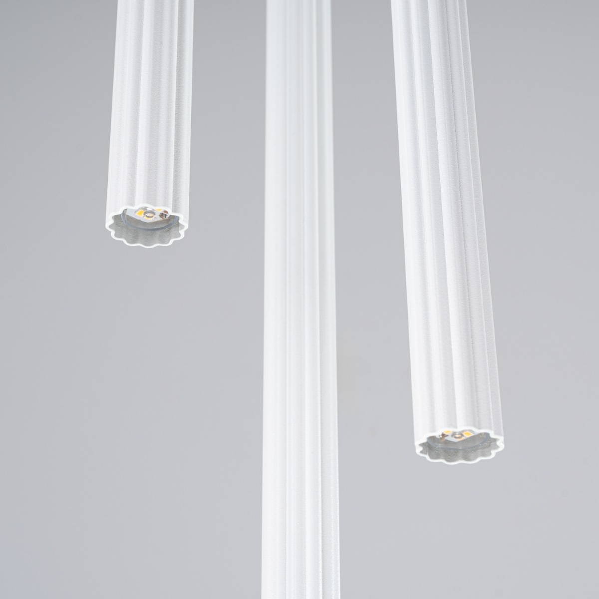 SOLLUX lighting Pendelleuchte »Pendelleuchte ARCHE 3P Weiß«, 3 flammig, Leuchtmittel G9 | ohne Leuchtmittel, Riemenverstellung