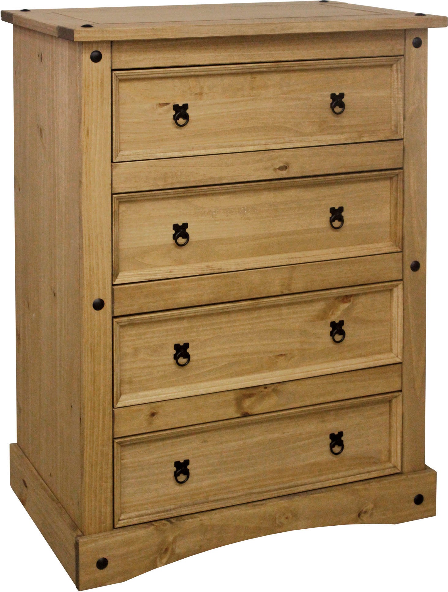 Möbilia Kommode 1 Stk. tlg. Holzoberfläche honigfarbend gewachst günstig online kaufen