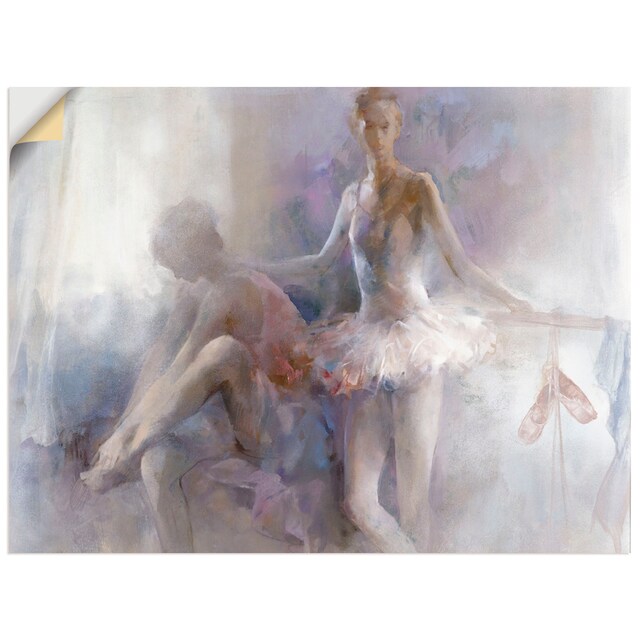 Artland Wandbild »Ballett-Mädchen«, Sport, (1 St.), als Leinwandbild,  Wandaufkleber oder Poster in versch. Größen bestellen | BAUR