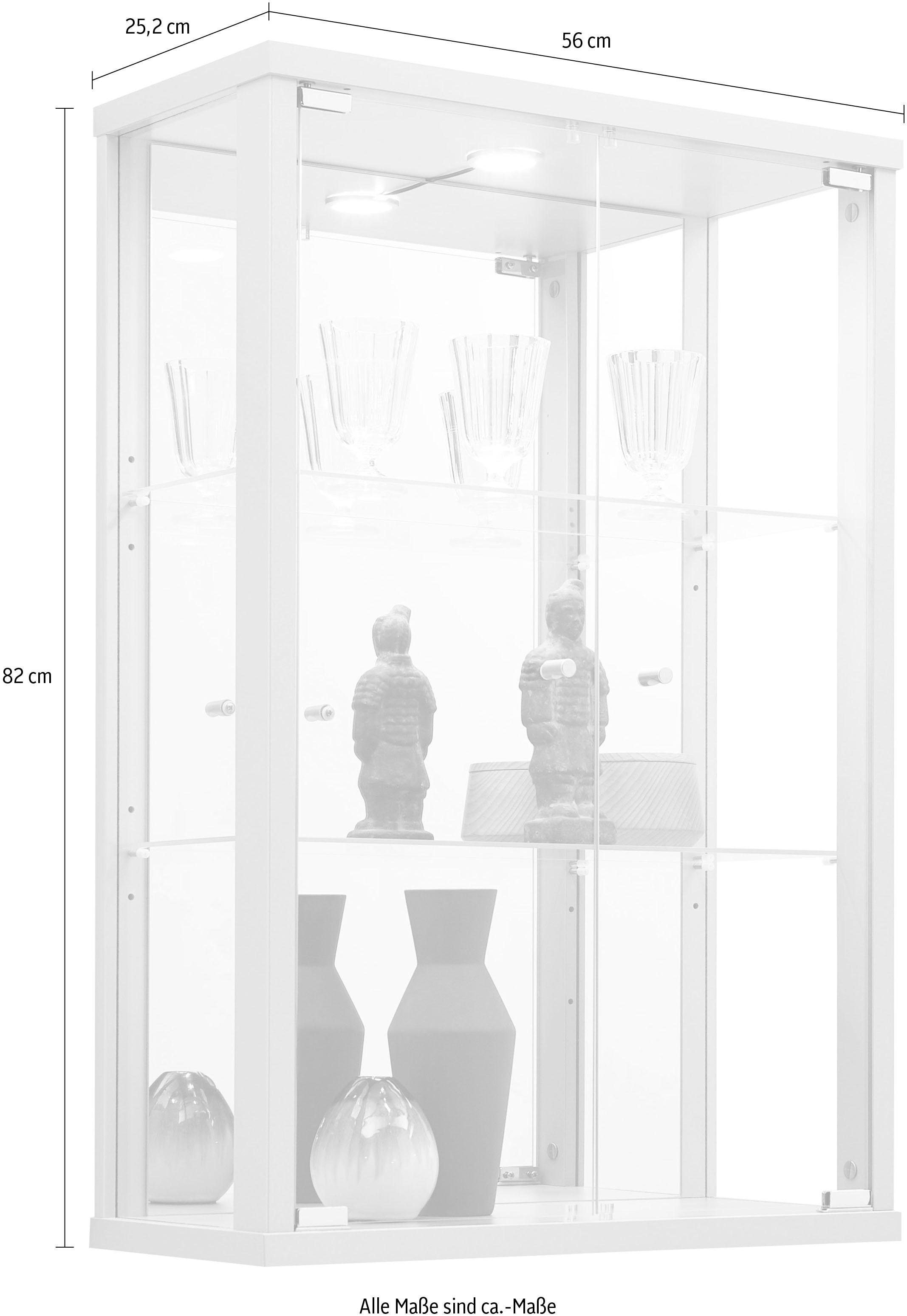 fif möbel Vitrine »OPTIMA«, Hängevitrine/Glasvitrine 2x Glastür,perfekt für Sammler,Sammlervitrine