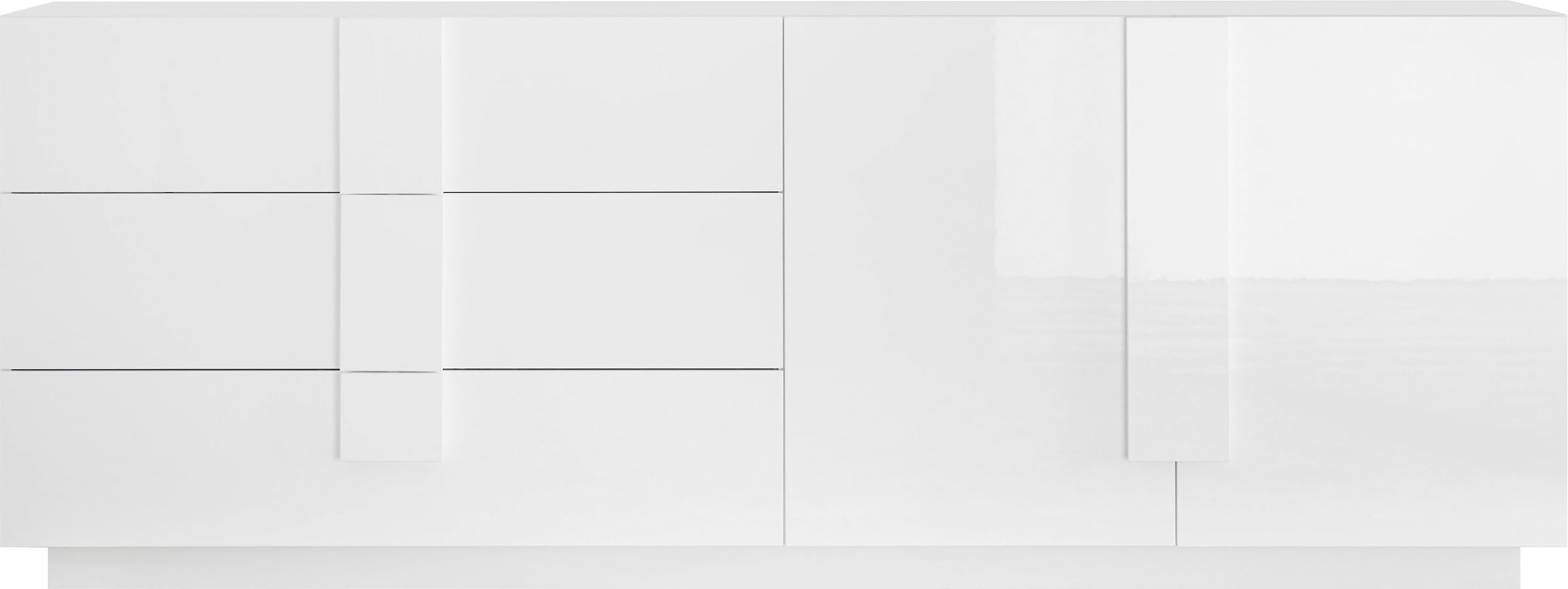 INOSIGN Sideboard "Jupiter, Breite 241 cm, Kommode mit 2 Türen Softclosing, günstig online kaufen