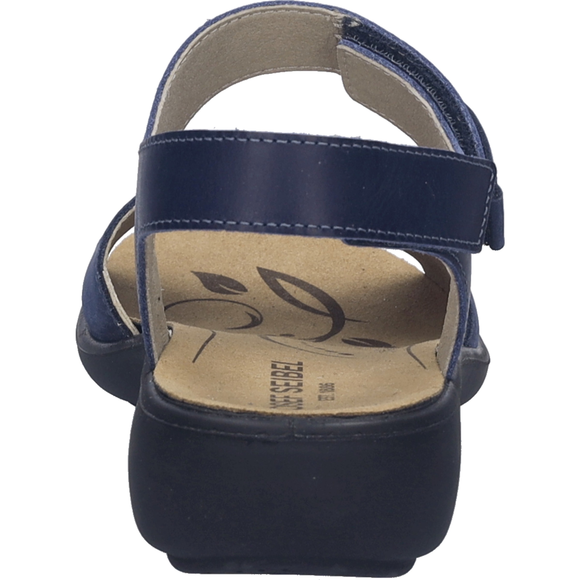 Sandale JOSEF SEIBEL "Ibiza 13, dunkelblau", Damen, Gr. 38, blau (dunkelblau), Obermaterial: 100% Rindsleder Leather cow., Schuhe Sandale 3