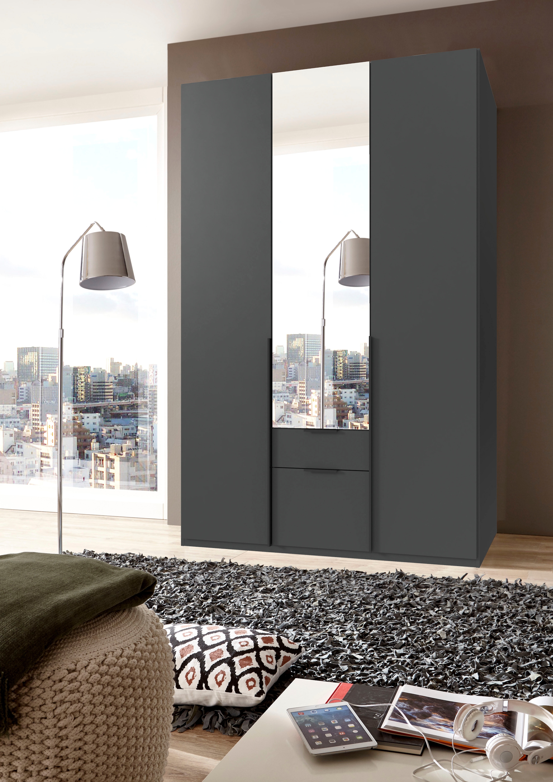 Wimex Drehtürenschrank "Mugano, 135 oder 180cm breit, 208 oder 236cm hoch, günstig online kaufen