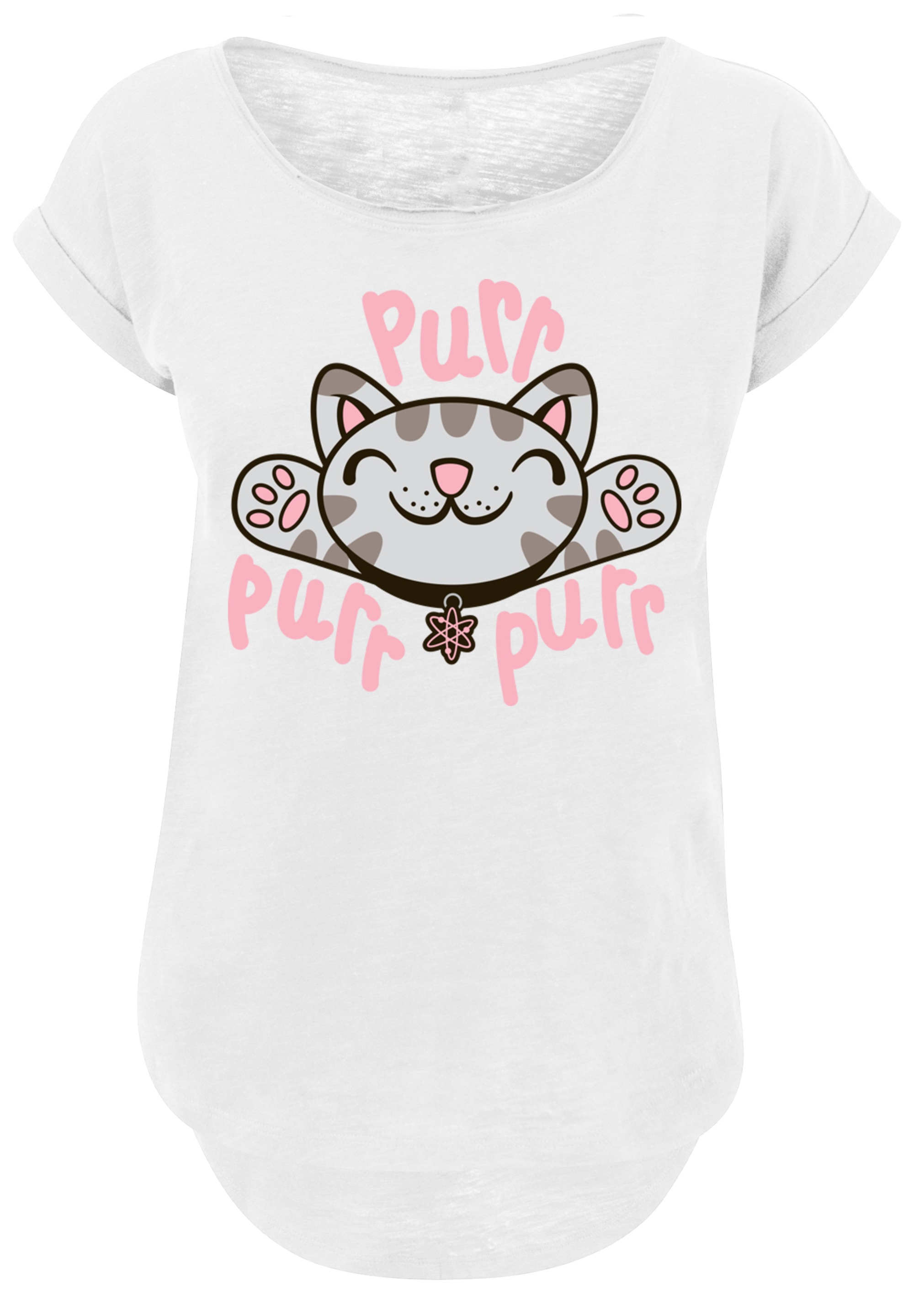 F4NT4STIC T-Shirt »Big Bang Theory TV Serie Soft Kitty Purr«, Print