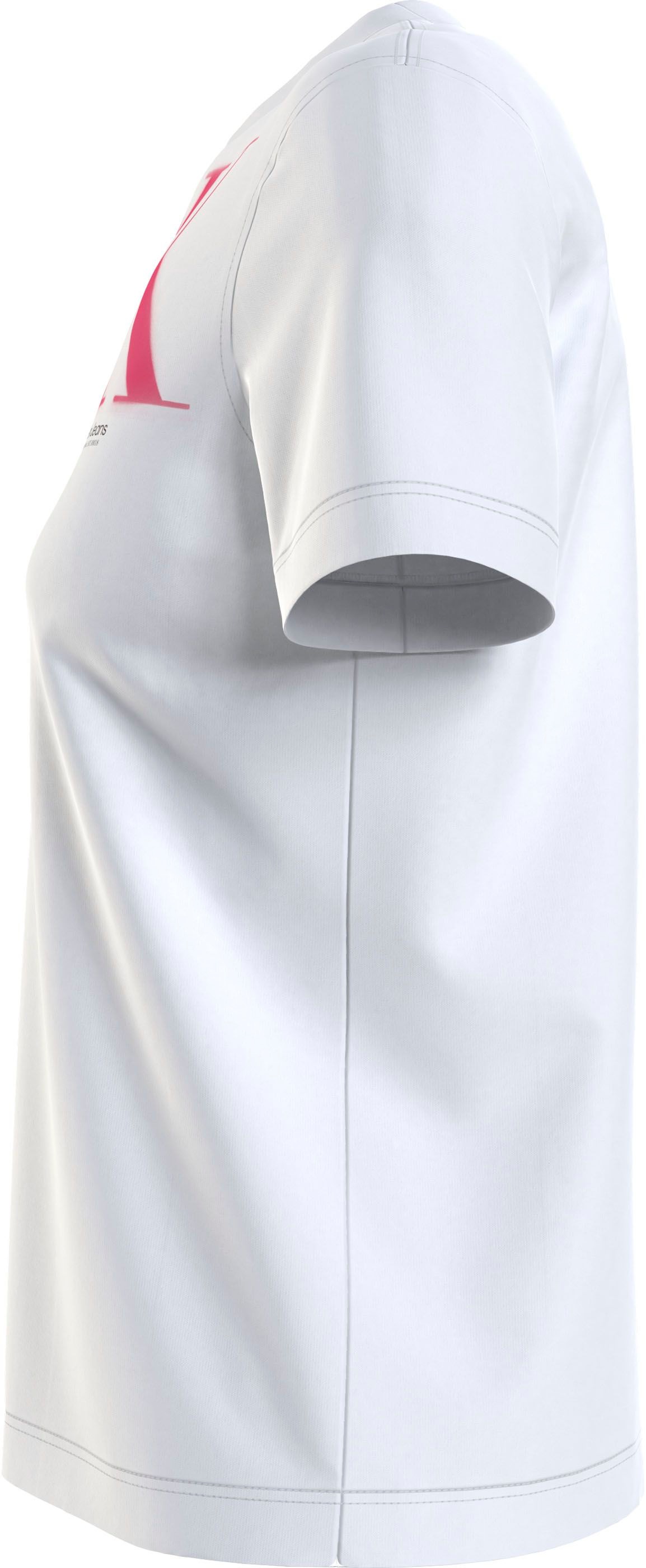 Calvin Klein Jeans T-Shirt, Spray-Design | Logodruck im mit für kaufen BAUR