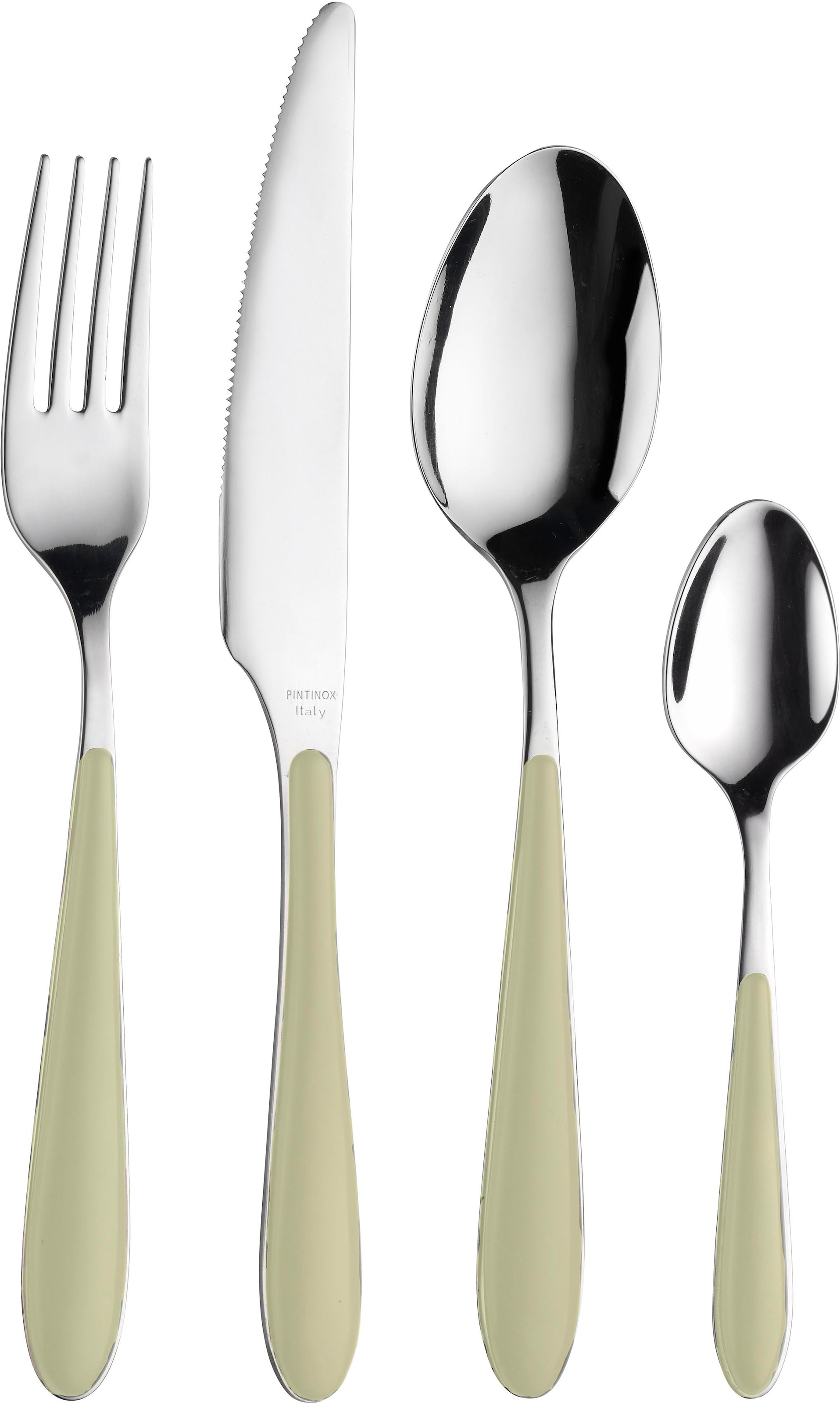 PINTINOX Besteck-Set "Canaletto" mit Kunststoffgriff, spülmaschinengeeignet günstig online kaufen