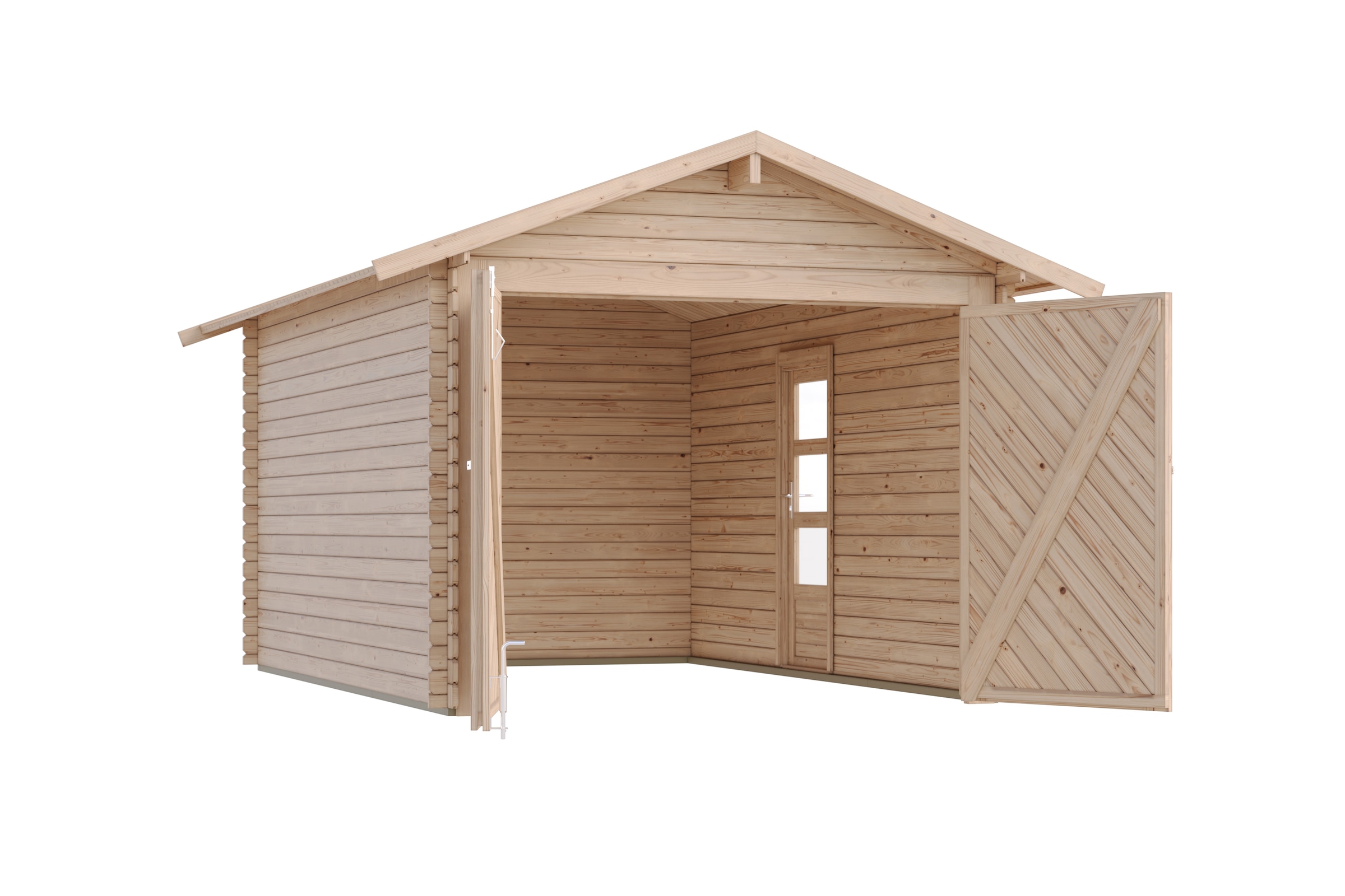 Karibu Garage »Stephan« BxT: 338x489 cm, 193 cm Einfahrtshöhe