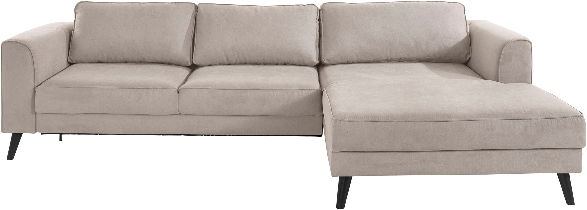 INOSIGN Ecksofa "Lumber Jack, elegant und bequem, Breite 280, hoher Fuß, L- günstig online kaufen