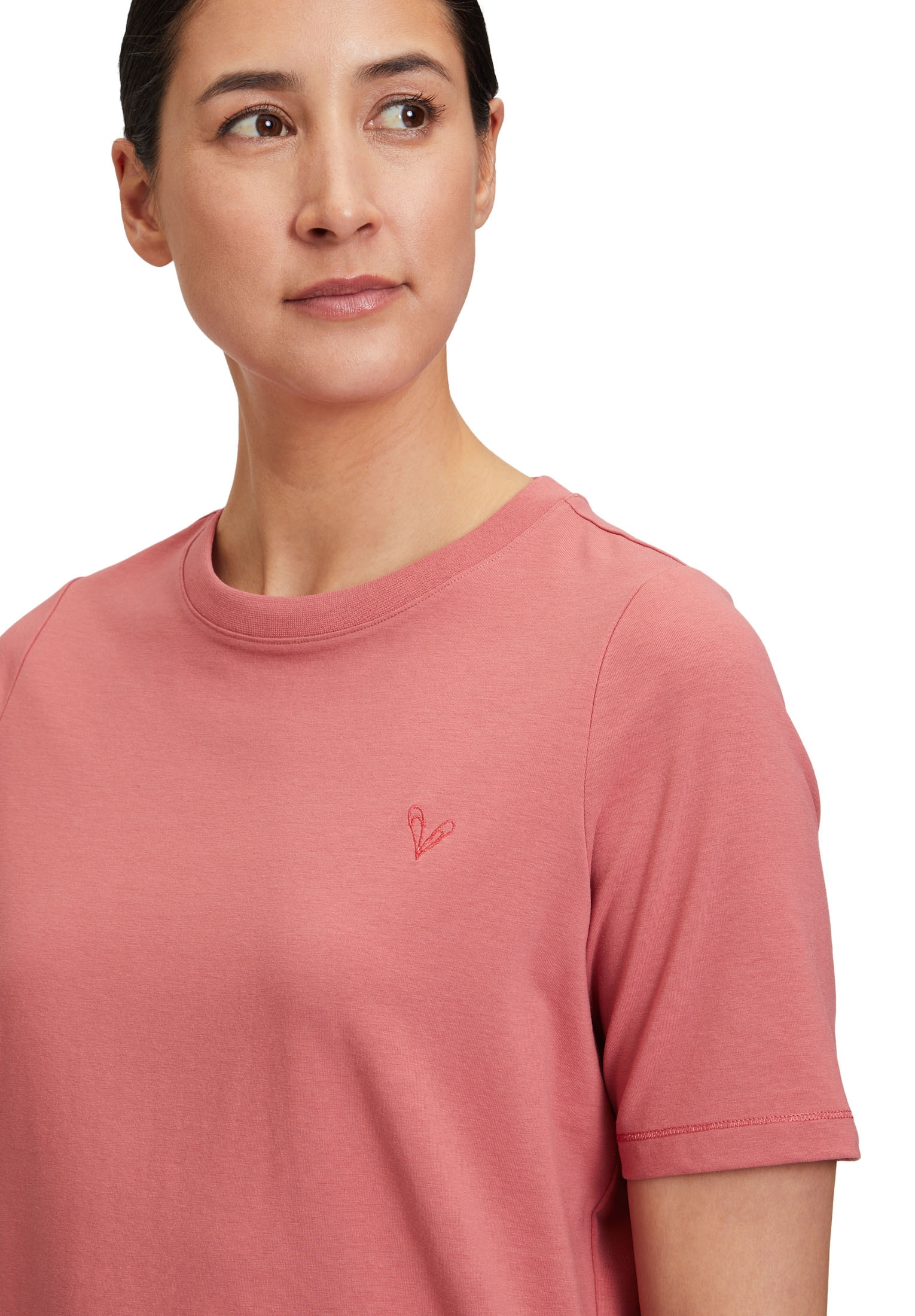 Cartoon Kurzarmshirt »Cartoon Damen Casual-Shirt mit Rundhalsausschnitt«, (1 tlg.), Stickerei