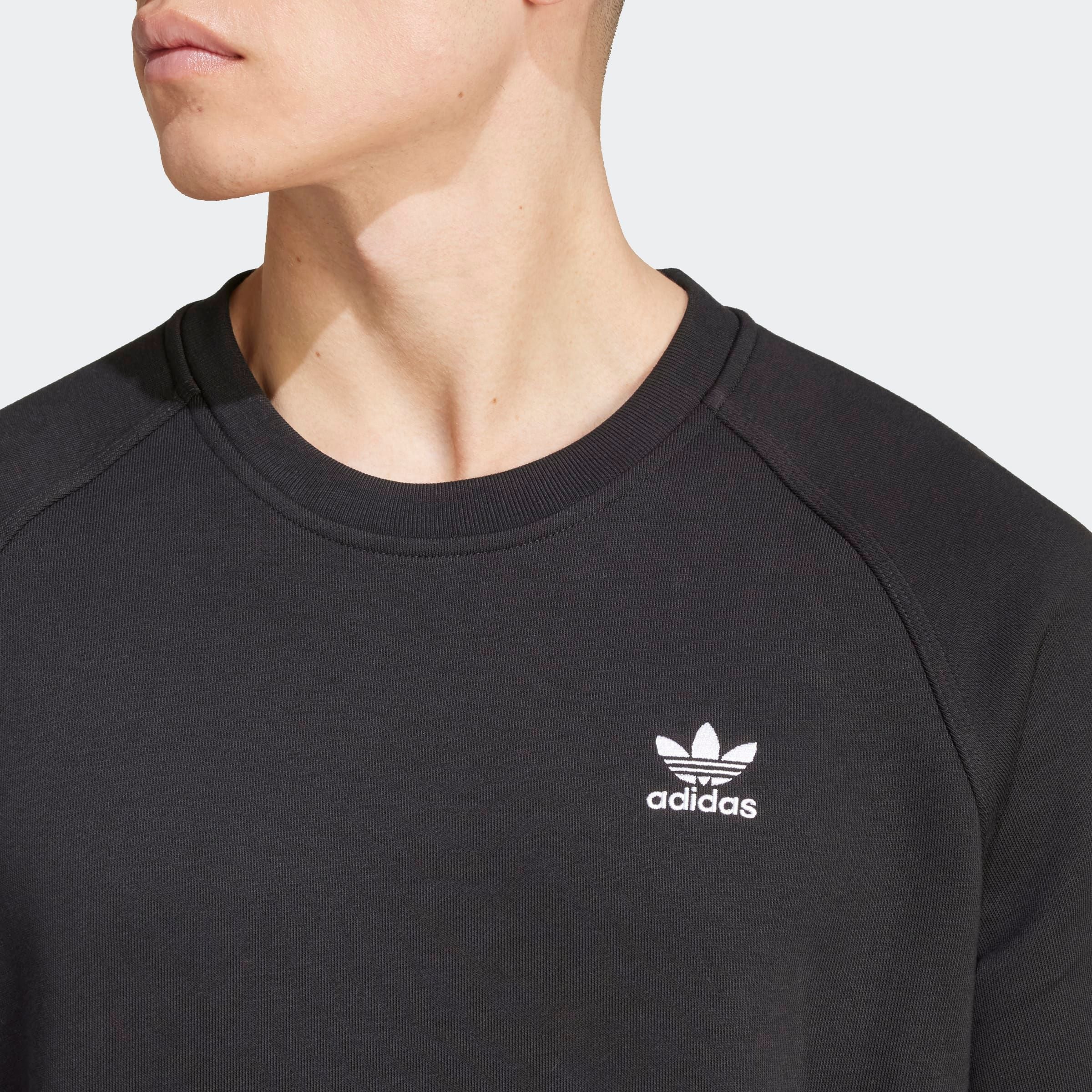 adidas Originals Sweatshirt »ESS CREW«, Essentials Pullover, weiche Innenseite