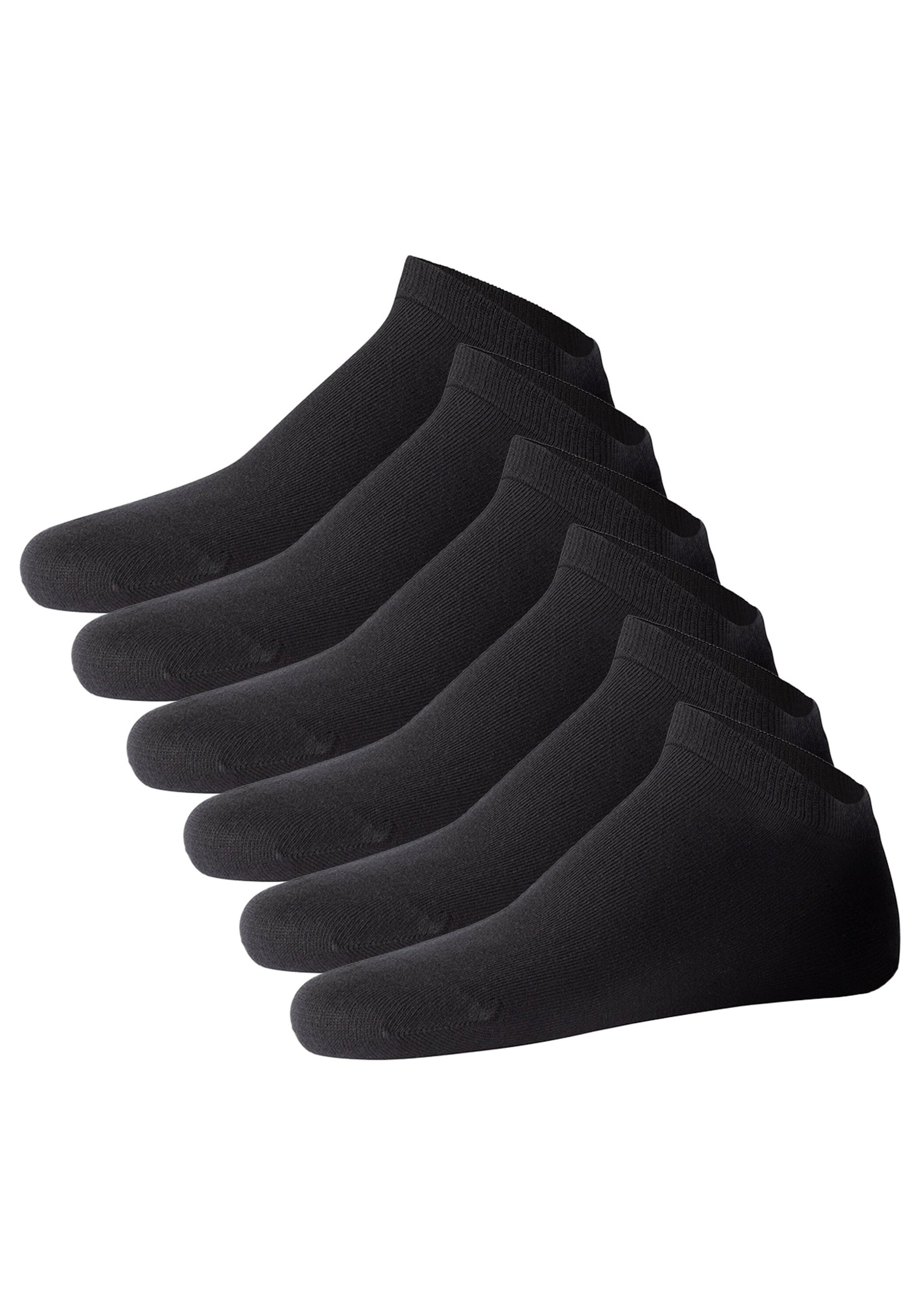 JOOP Sneakersocken "Socken Unisex premium essential organic cotton Sneaker 6p 6er Pack" 6 Paar tlg.