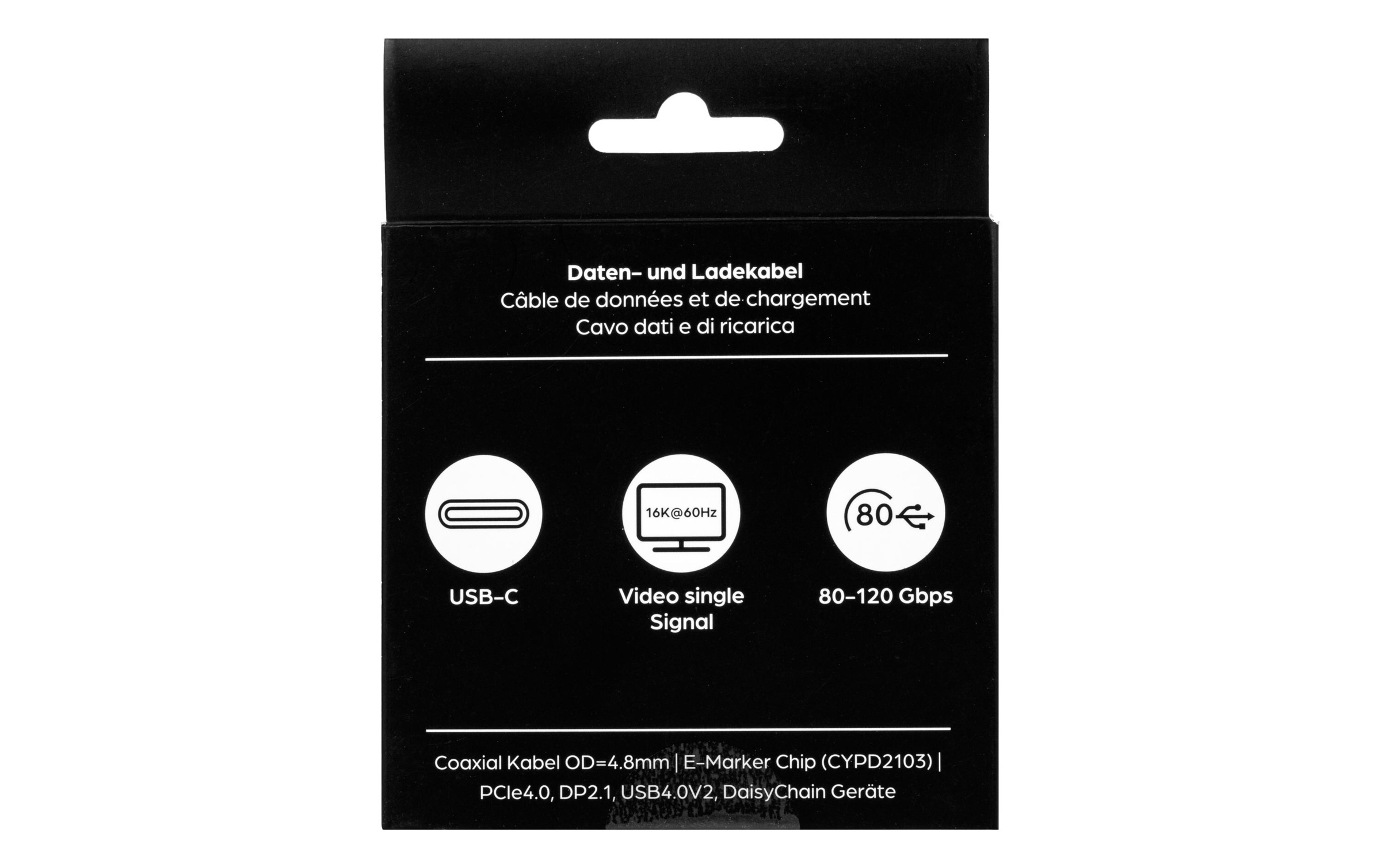 onit USB-Kabel »USB C - USB C 0.5 m« 50 cm