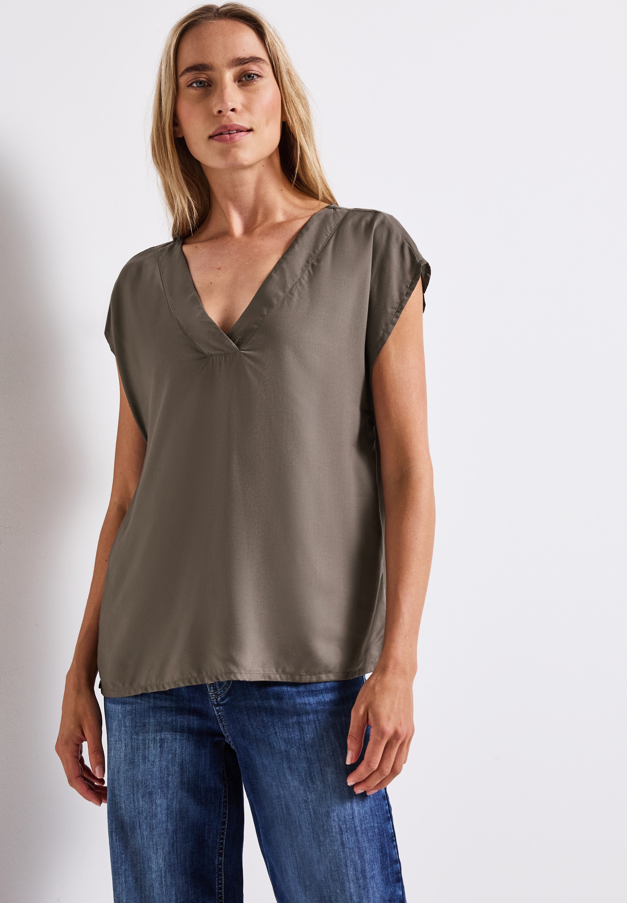 STREET ONE Shirtbluse, aus softer Viskose günstig online kaufen
