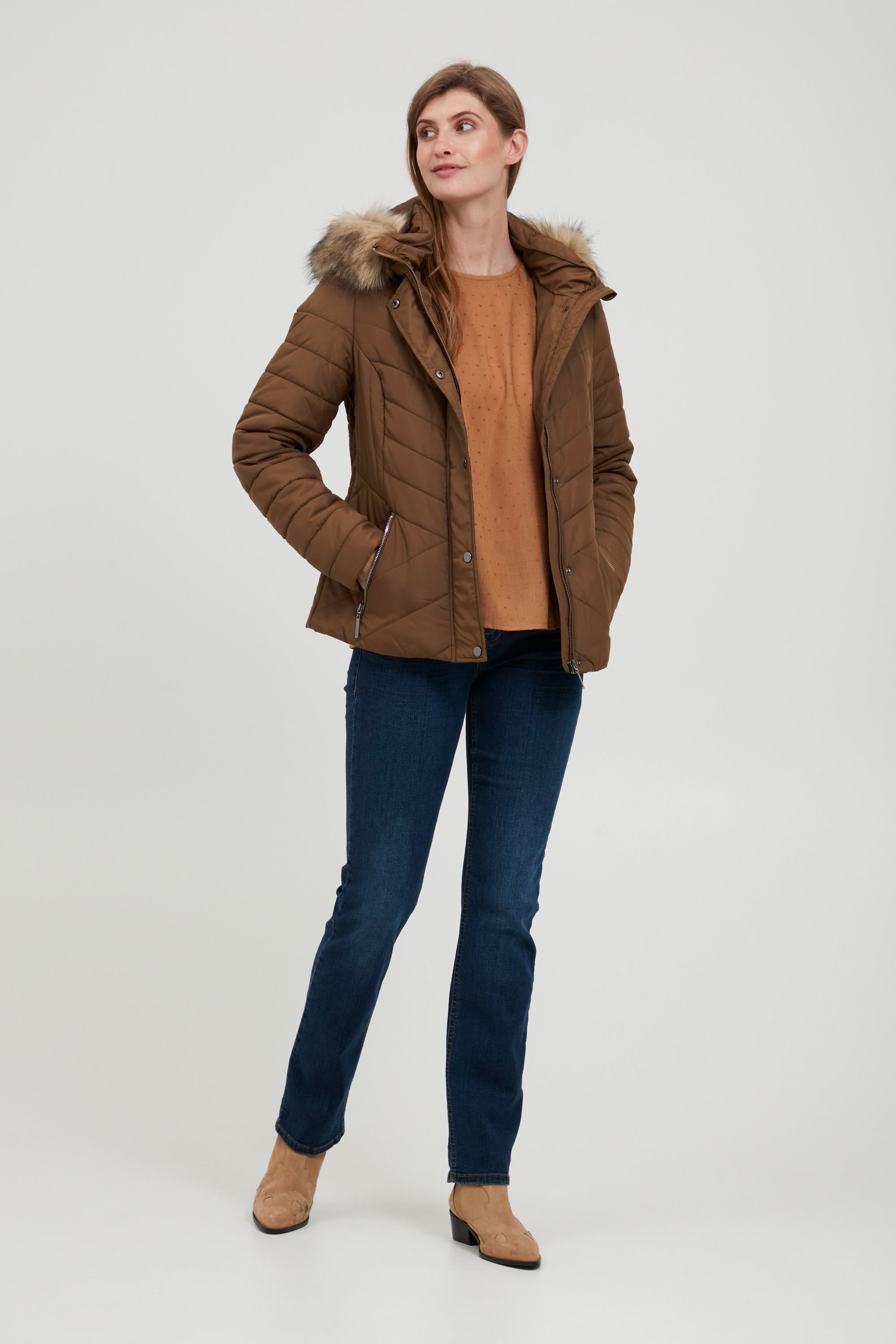 fransa Steppjacke »Steppjacke FRBavest«, mit Kapuze