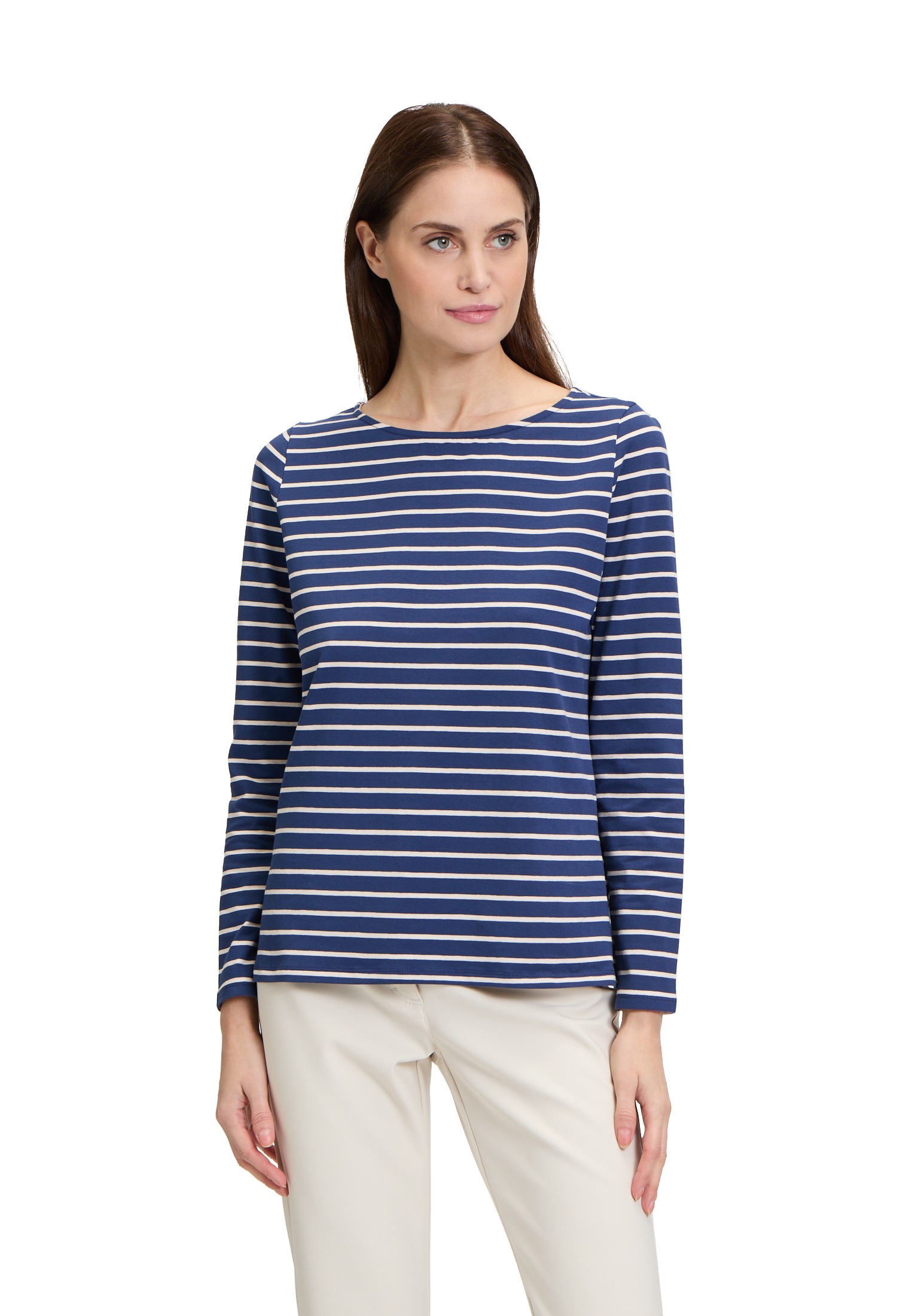 Betty Barclay Kurzarmshirt "Betty Barclay Ringelshirt mit U-Boot-Ausschnitt günstig online kaufen