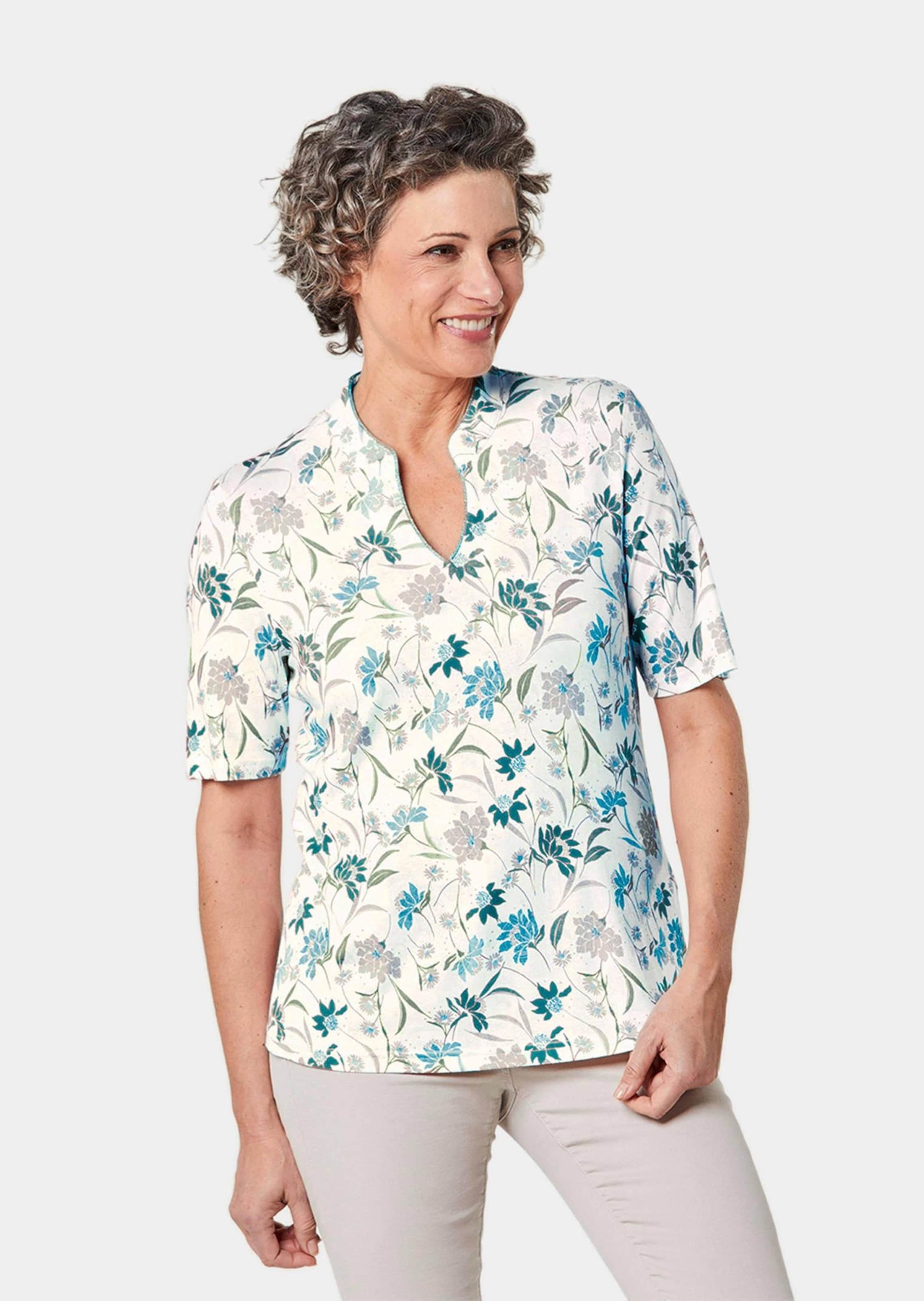 GOLDNER Print-Shirt "Schönes Druckshirt in trageangenehmer Qualität" günstig online kaufen